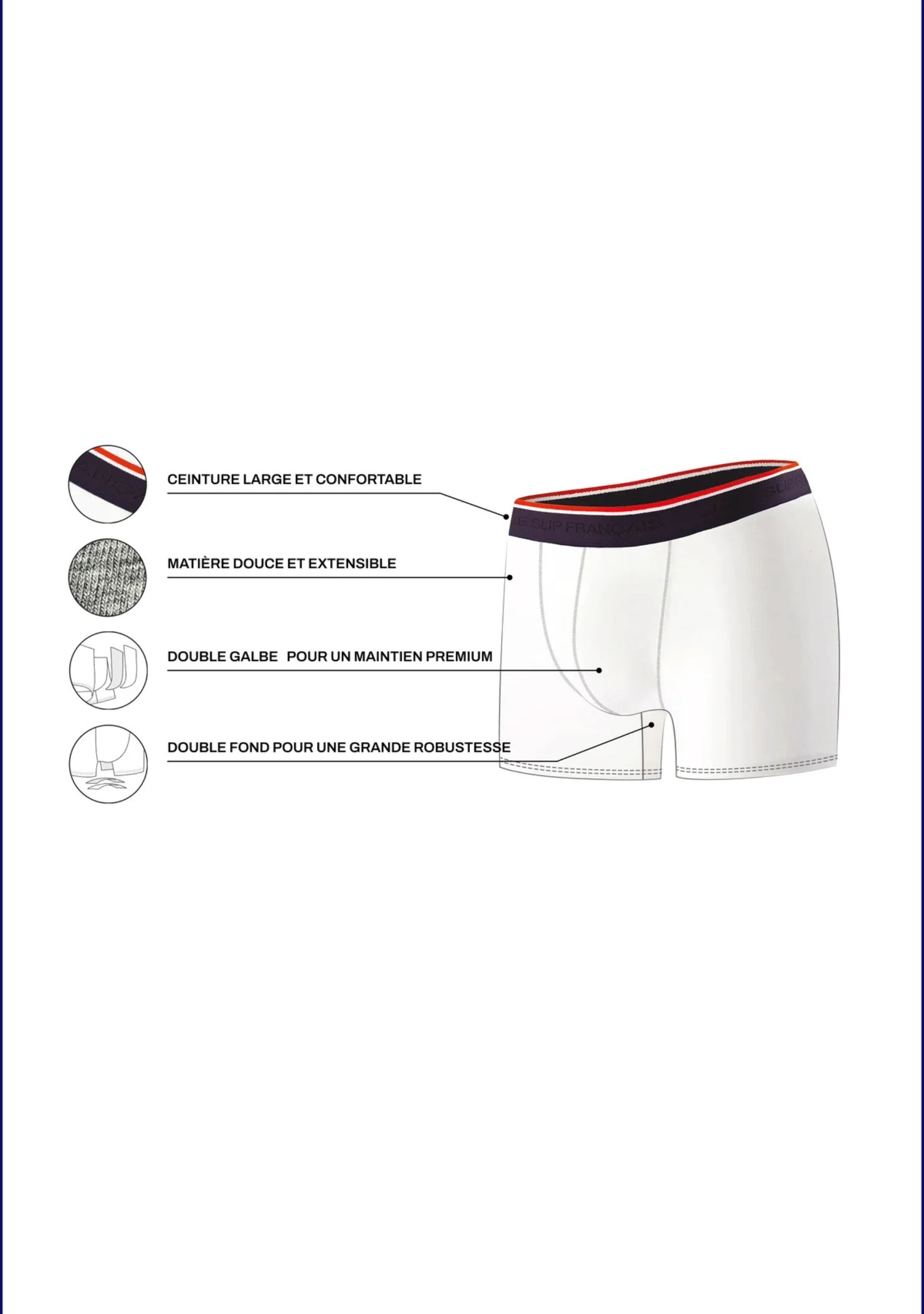 Boxer homme Marius Marine Le Slip Français