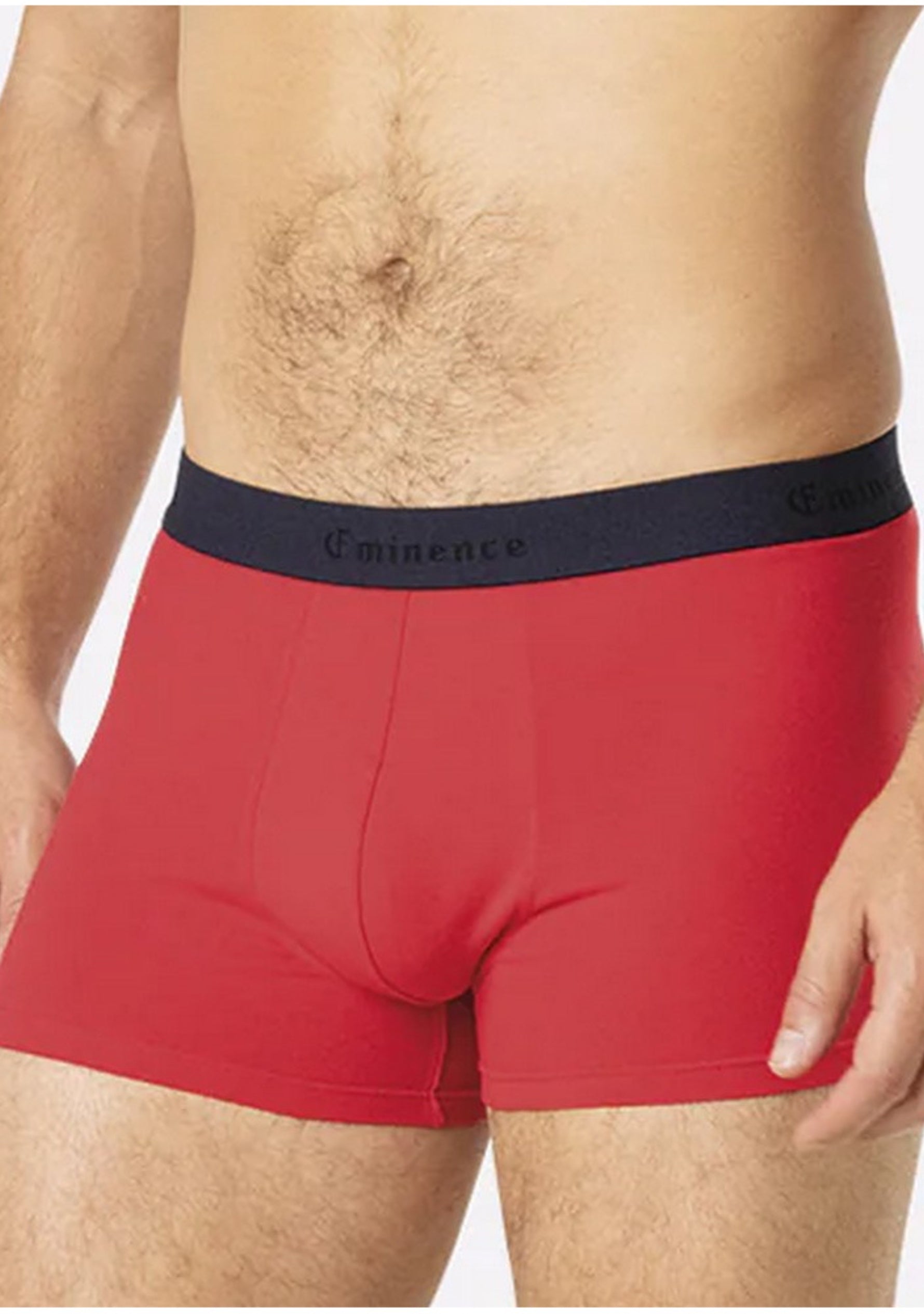 Lot de 2 boxers homme Eminence fabriqués en France - Marine/Rouge