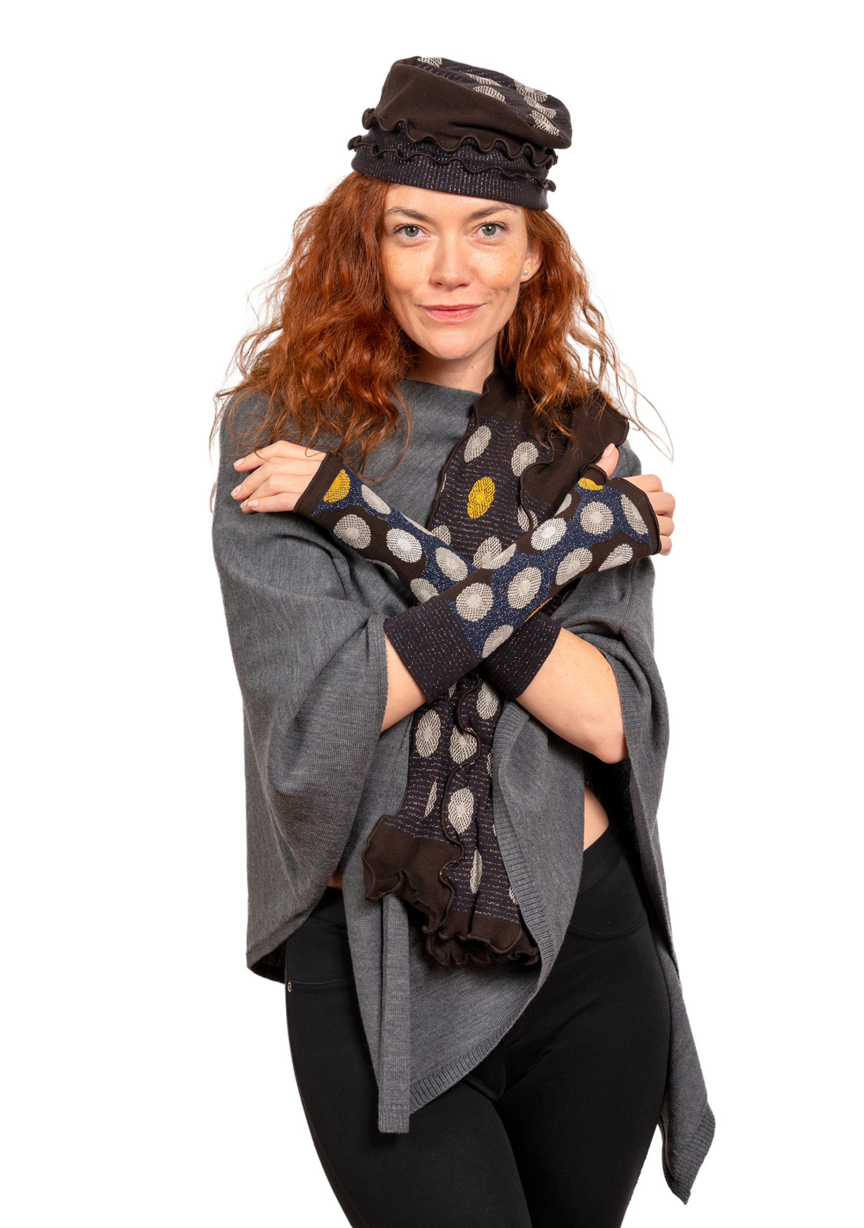 Chapeau femme coton Berthe Fleurs Graphiques