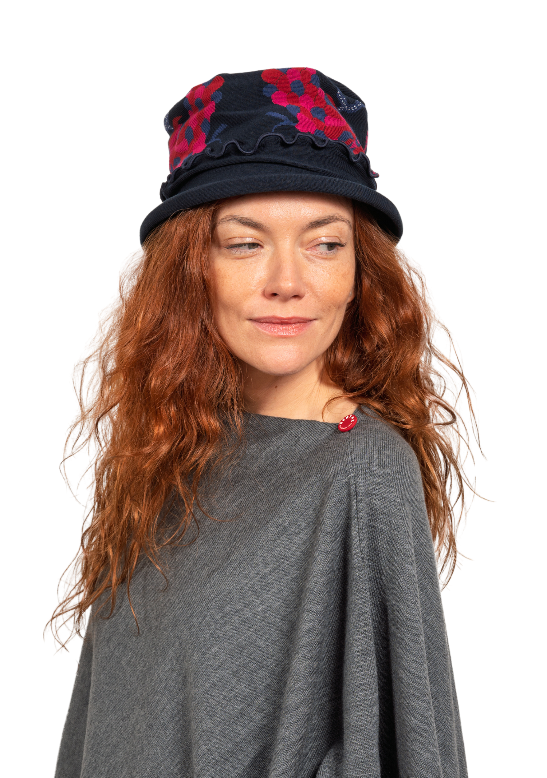 Chapeau femme coton Berthe Le Paon