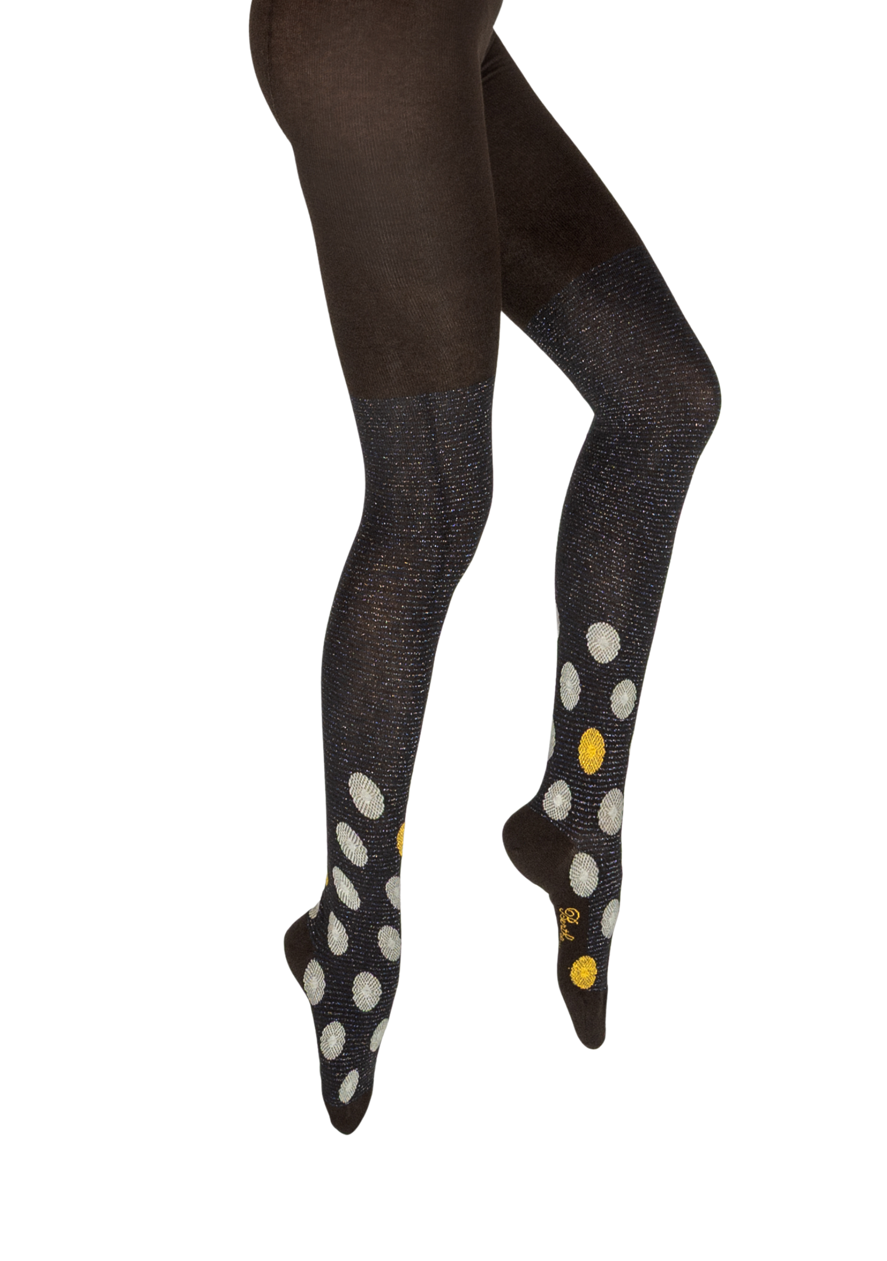 Collants femme coton Berthe Fleurs Graphiques