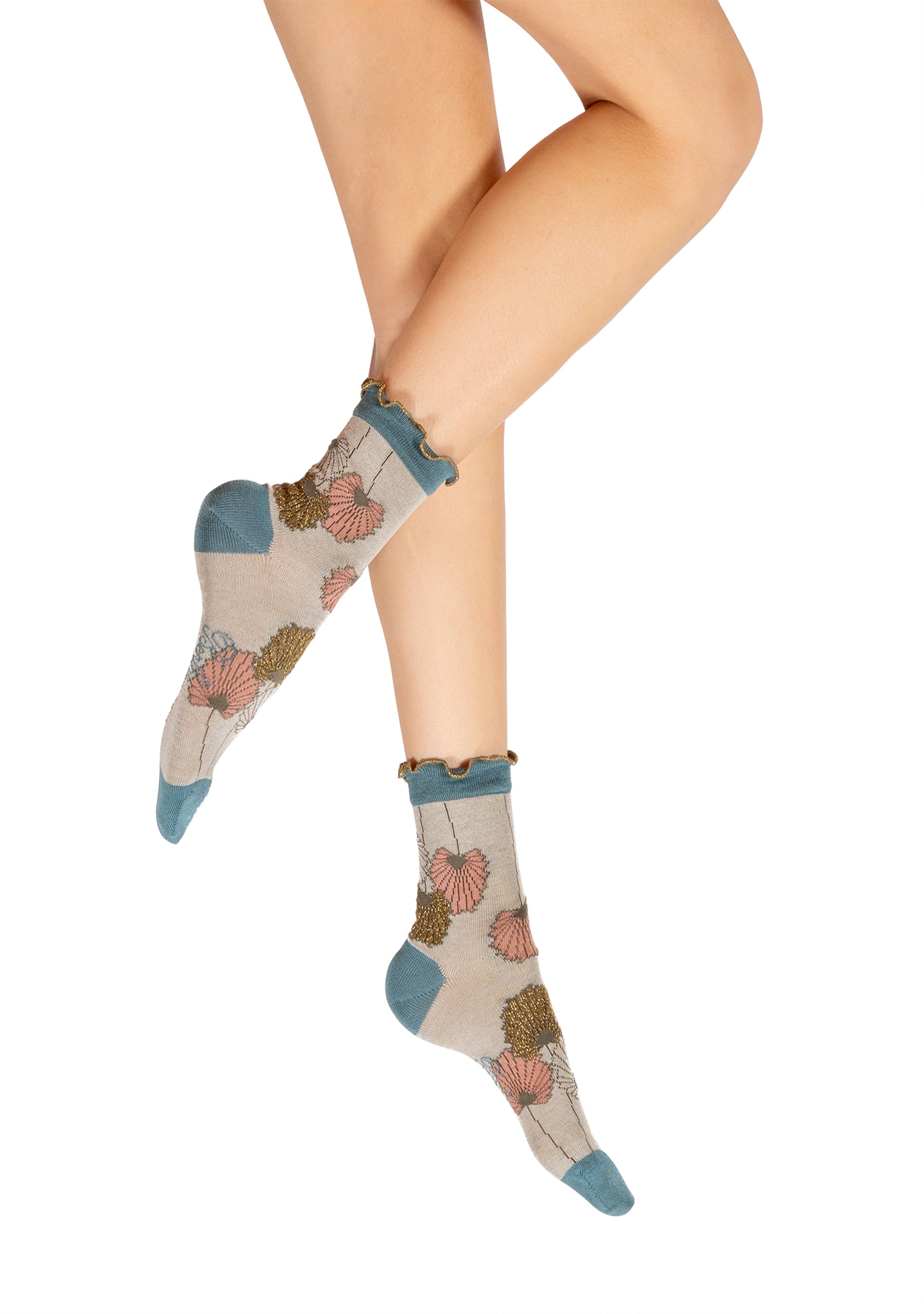 Chaussette femme en fil d’Écosse - Monnaie du Pape