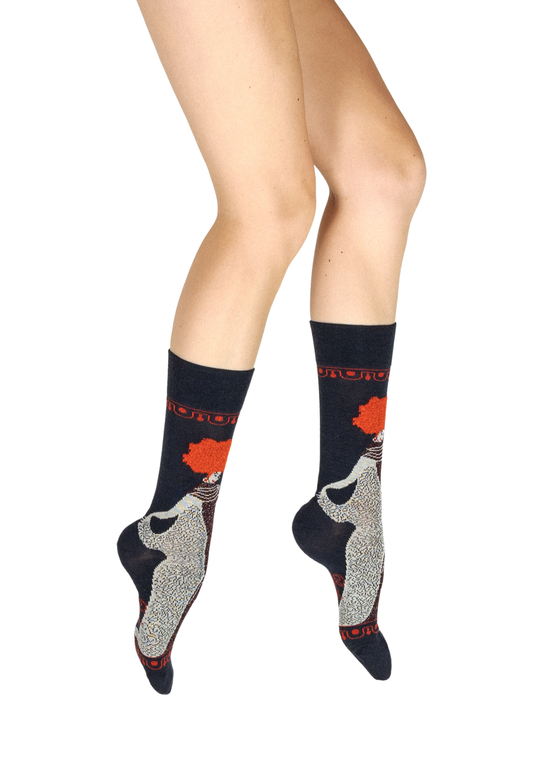 Chaussettes femme laine peignée Berthe La Femme 1900