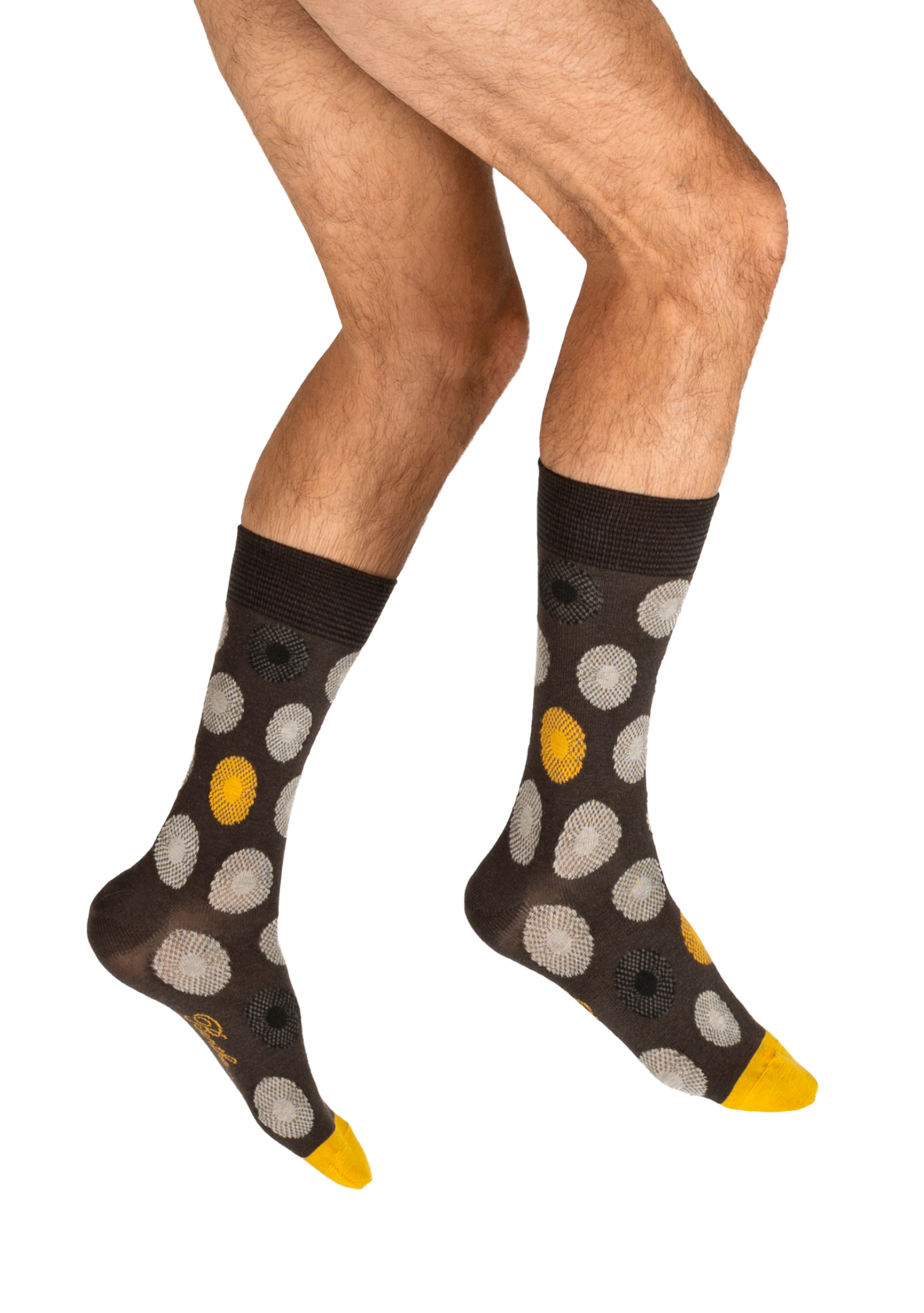Chaussettes homme laine peignée Berthe Fleurs Graphiques