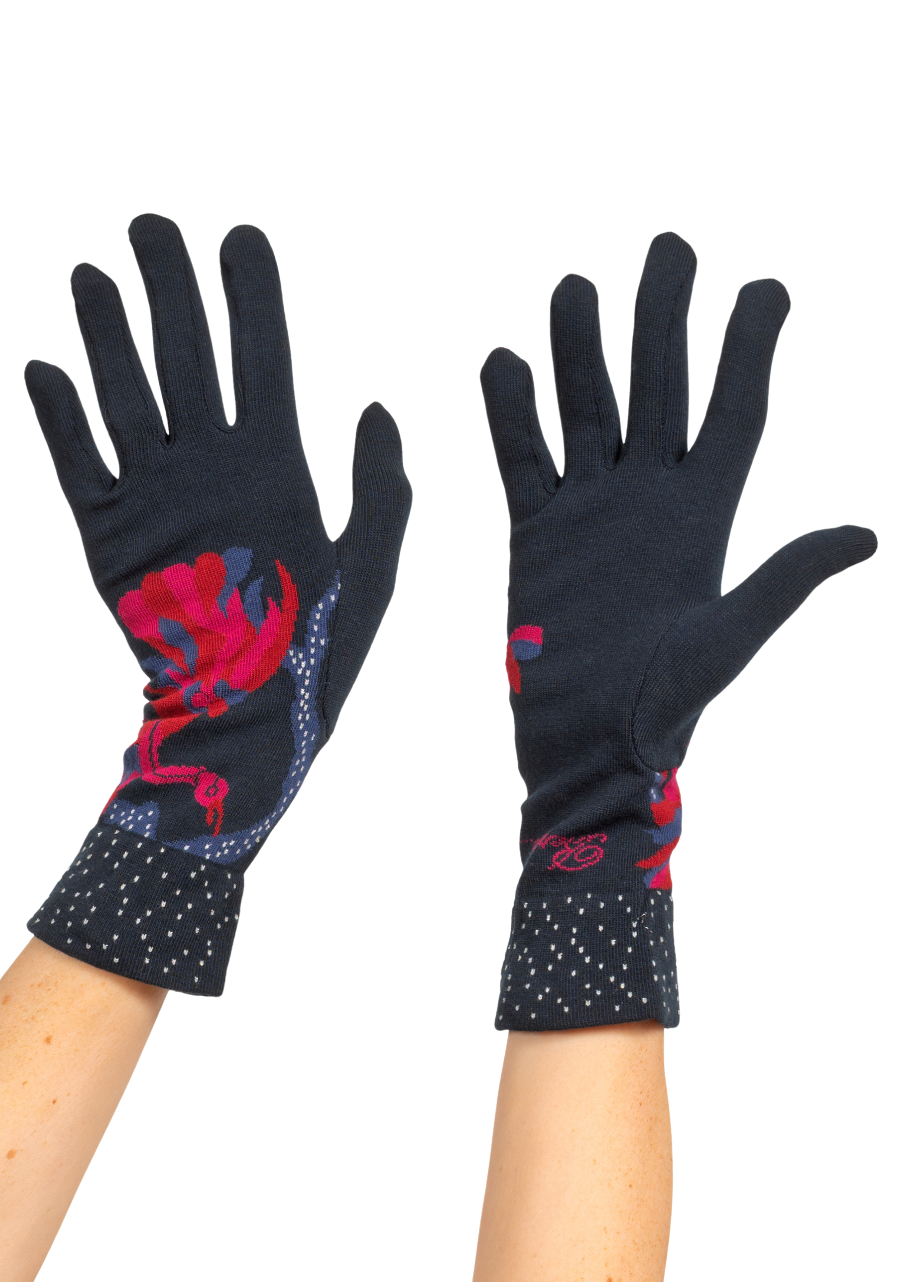 Gants femme coton Berthe Le Paon