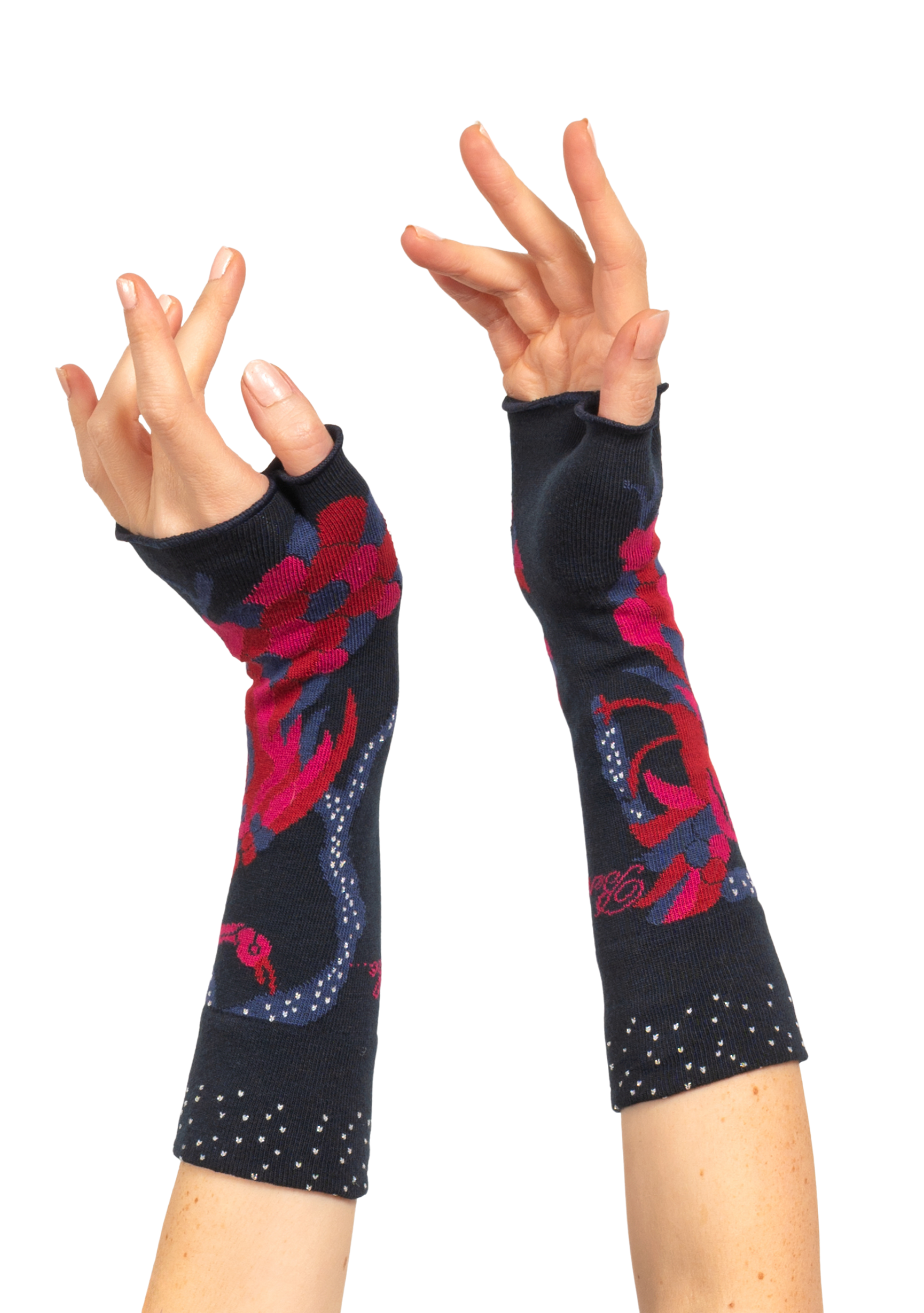 Mitaines femme coton Berthe Le Paon