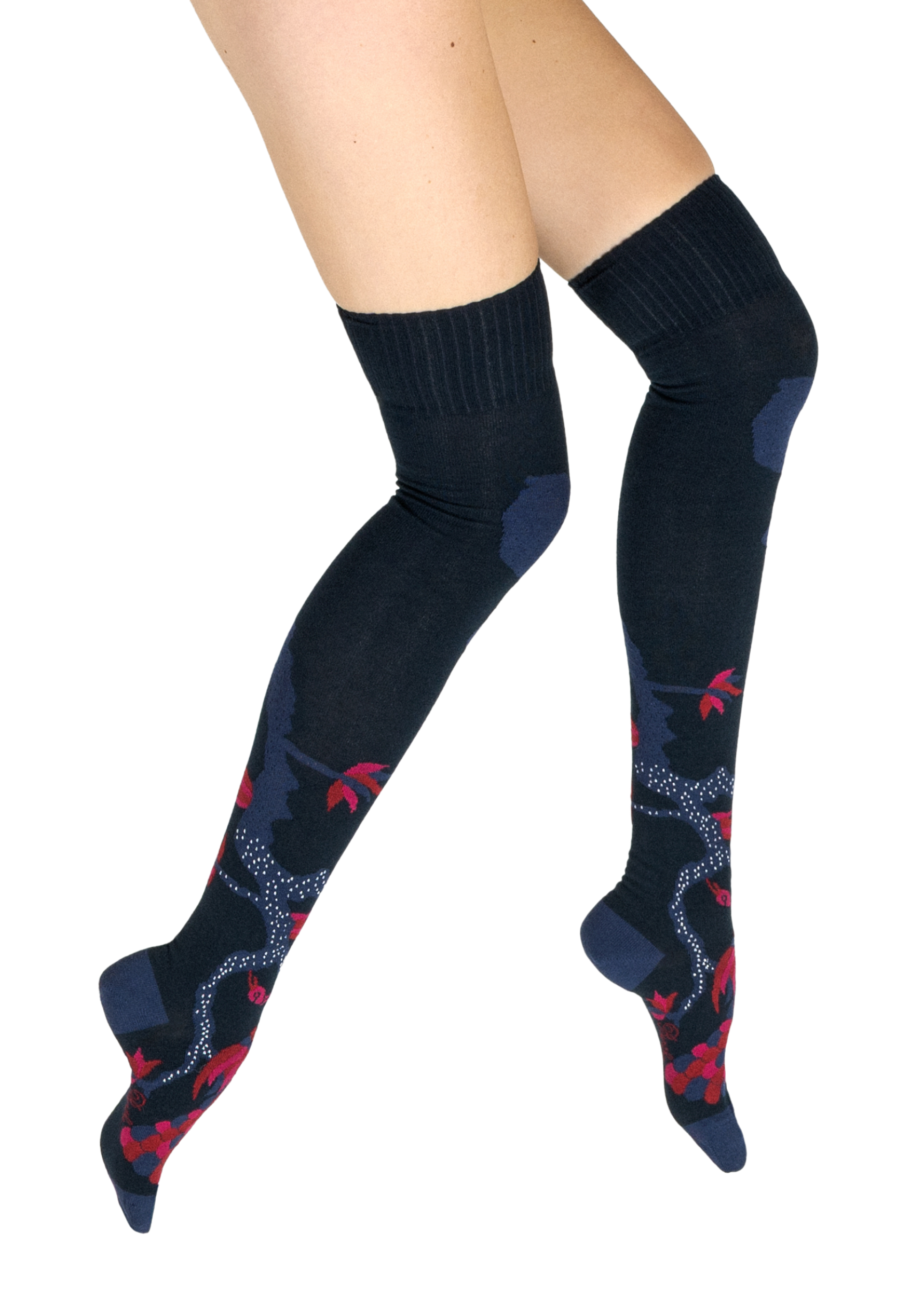 Jambières femme coton Berthe Le Paon