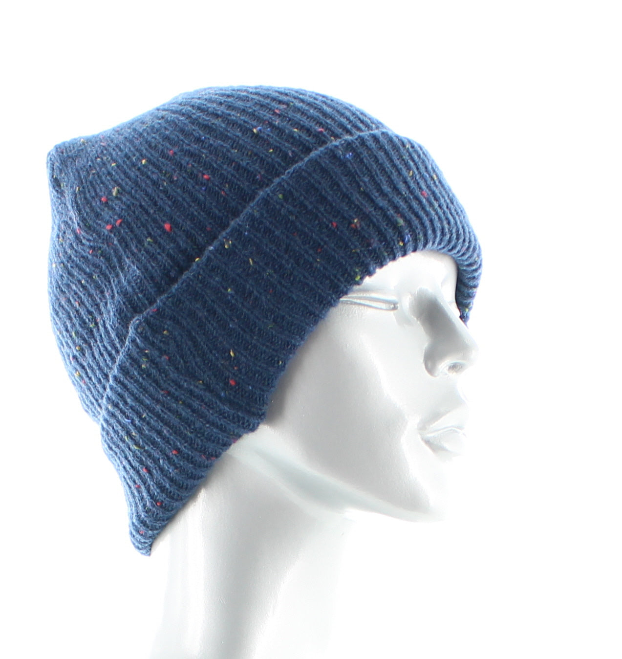 Bonnet Chiné Marine ECRU