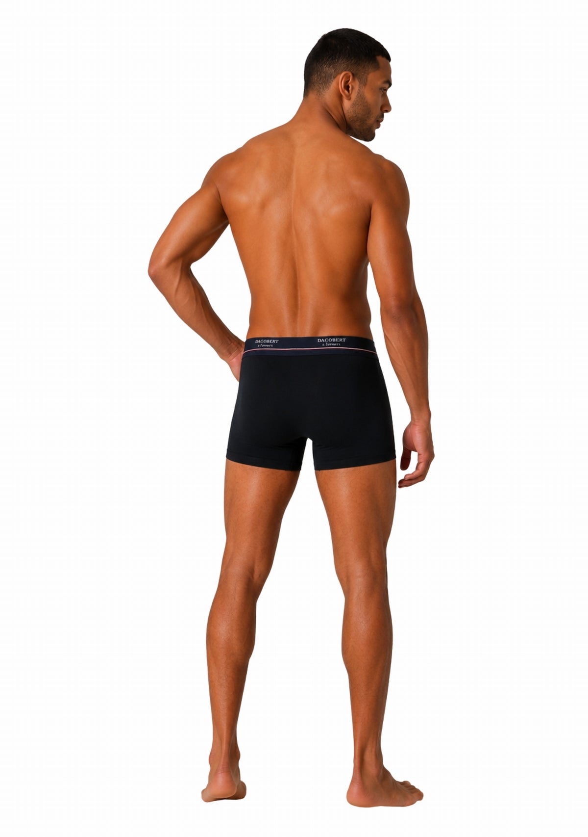 Boxer coton homme Dagobert à l’envers Forêt Noir/Vert NOIR/VERT