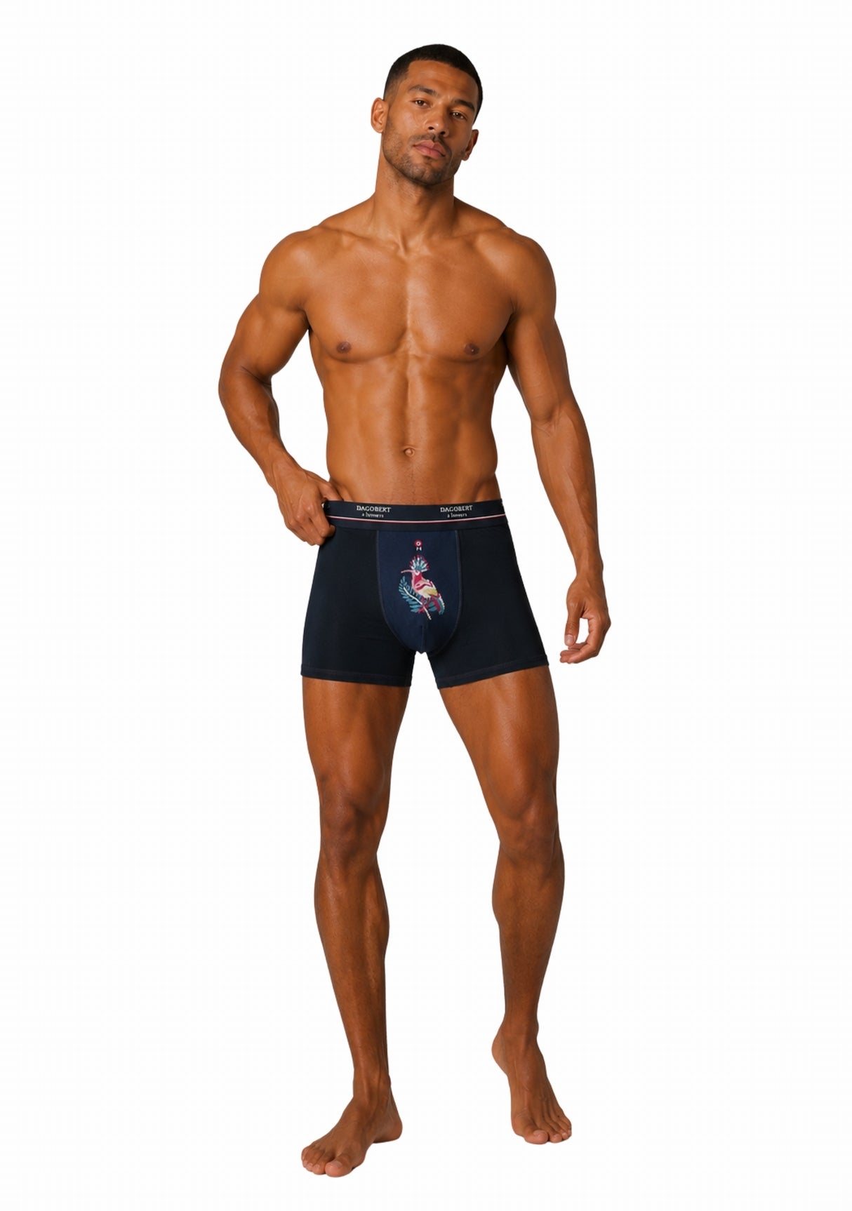 Boxer homme coton colibri bleu amiral BLEU AMIRAL