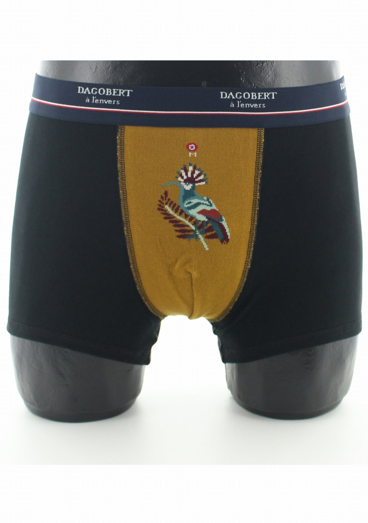 Boxer homme coton colibri moutarde MOUTARDE