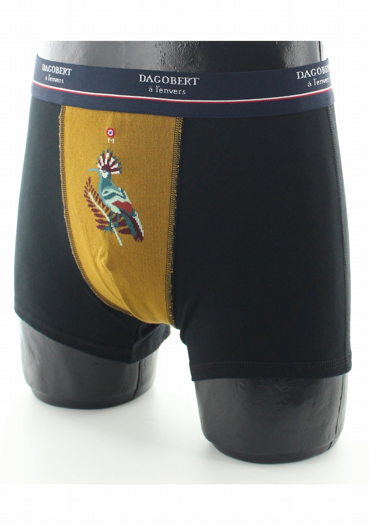 Boxer homme coton colibri moutarde MOUTARDE