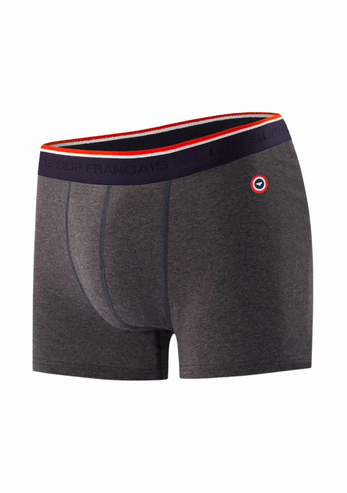 Boxer Homme Coton élastique Taille Moyenne - Lot 1 Pièce - Gris Foncé 2XL - Confort Quotidien