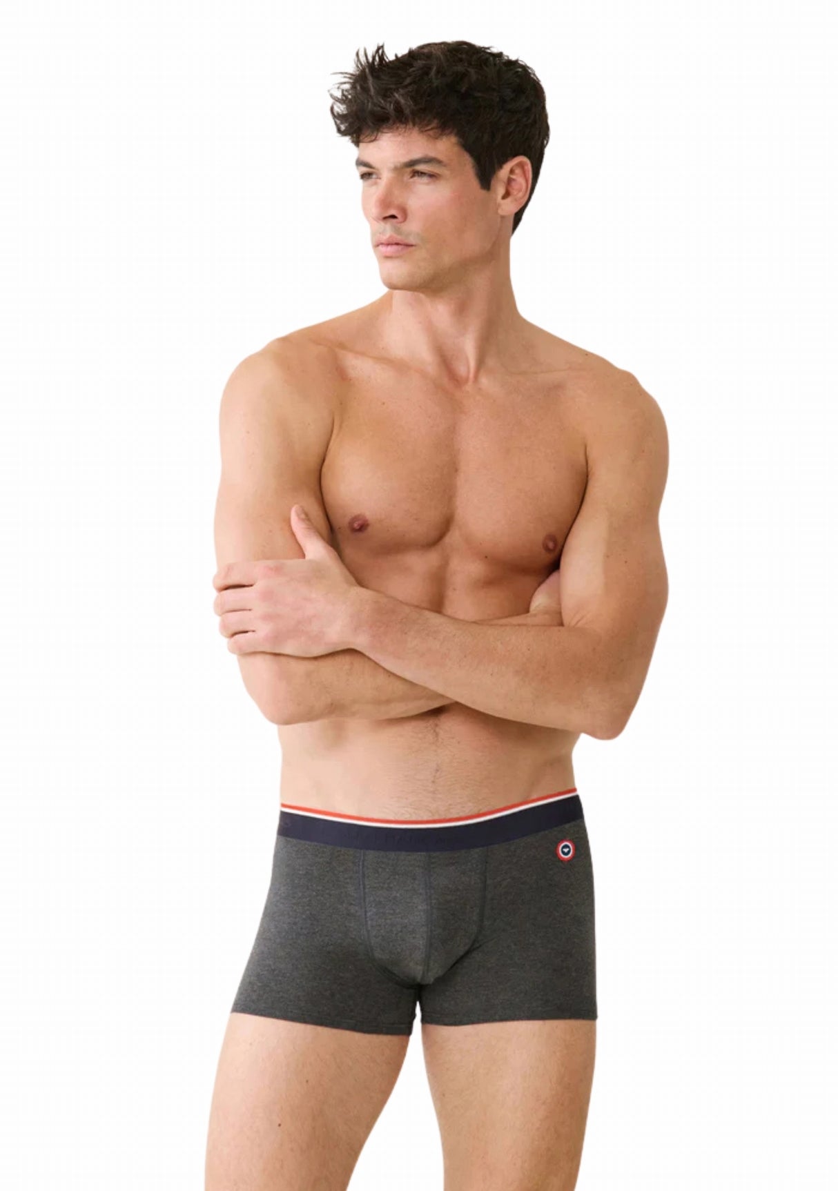 Boxer homme coton Marius anthracite ANTHRACITE