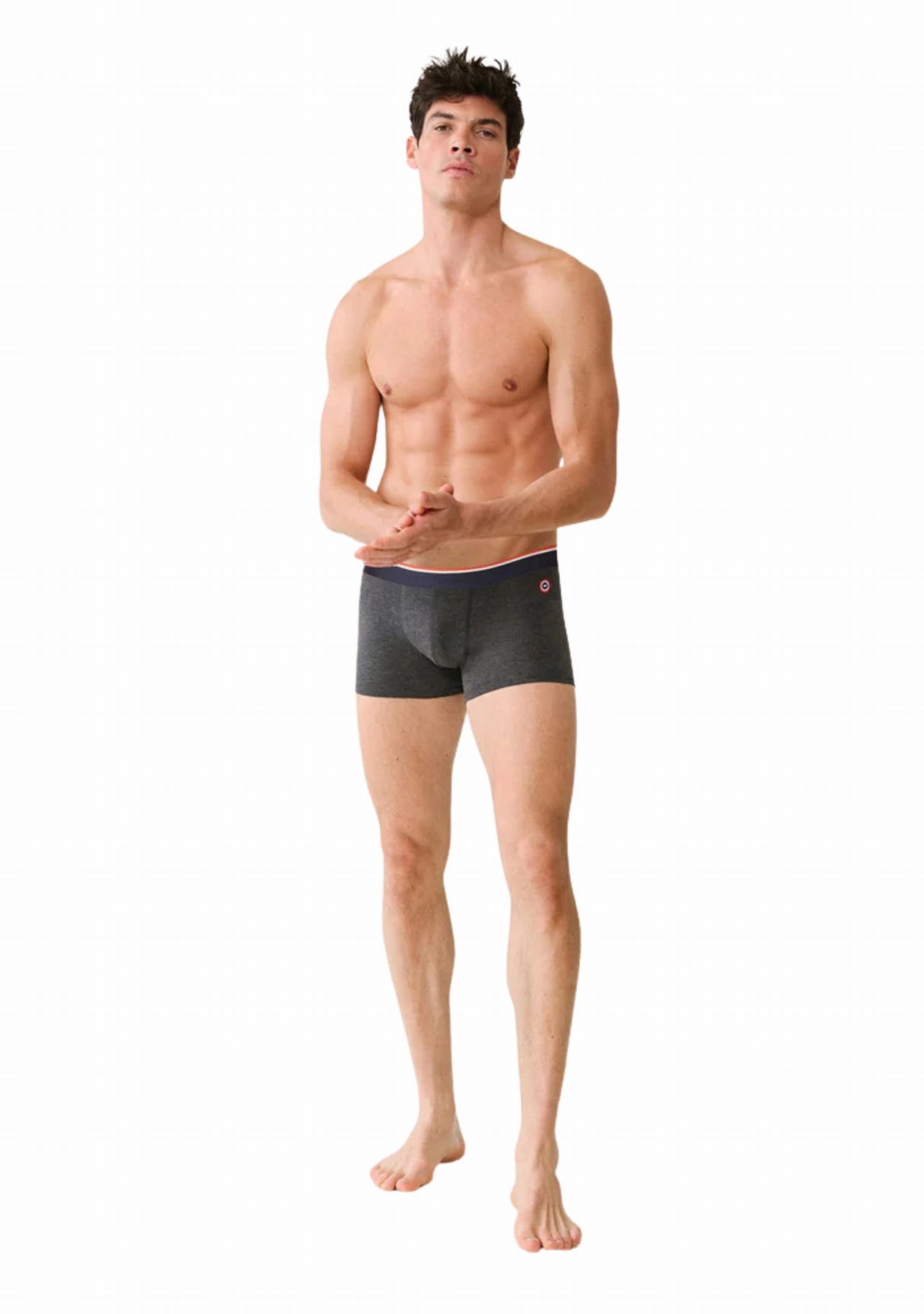Boxer homme coton Marius anthracite ANTHRACITE