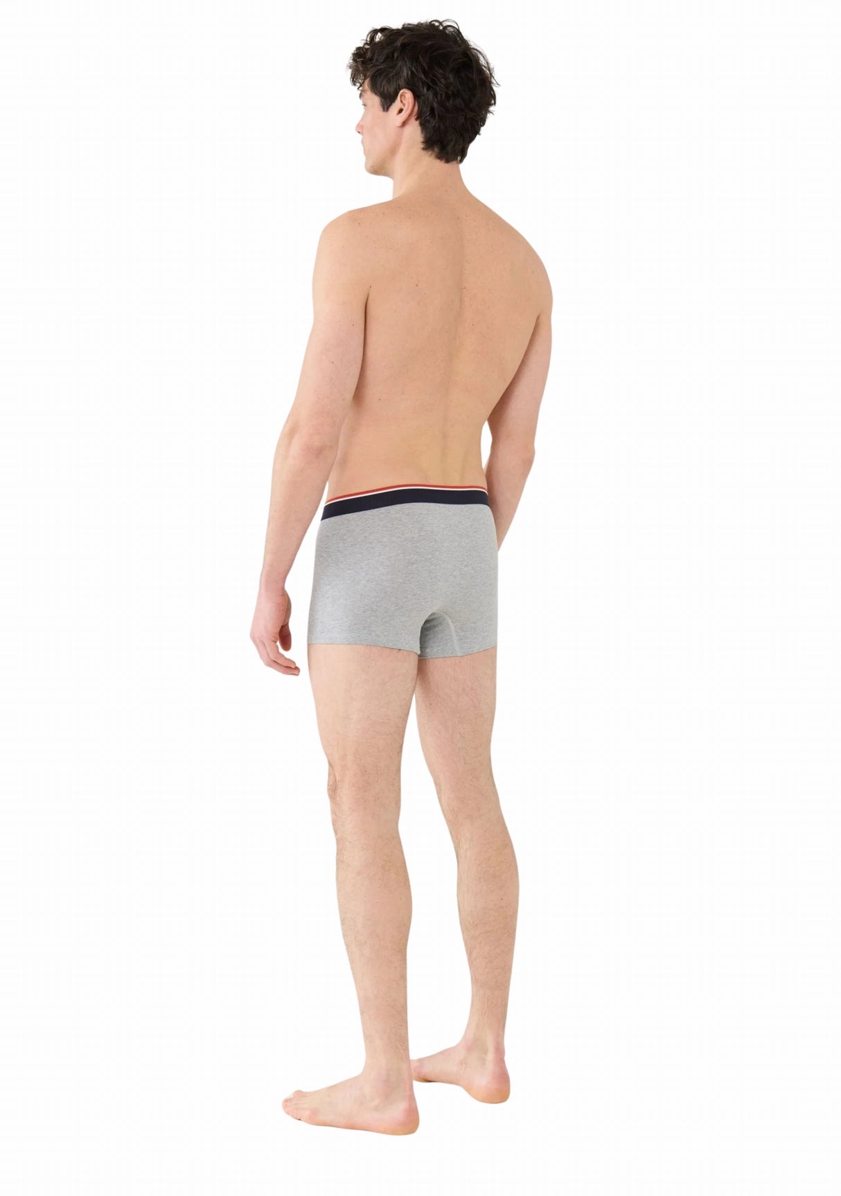 Boxer homme coton Marius gris chiné GRIS CHINE