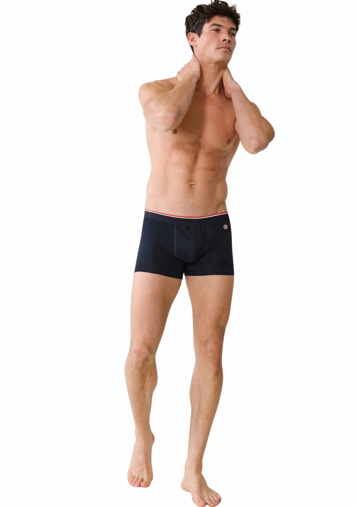 Boxer homme coton Marius marine MARINE
