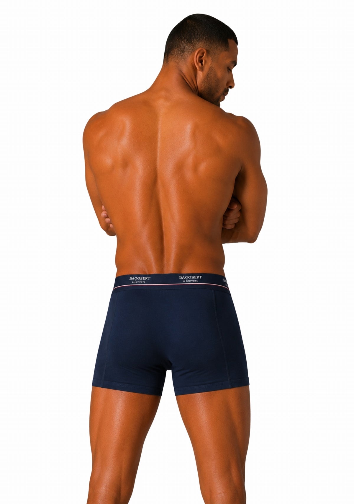 Boxer homme coton tortue bleu marine BLEU MARINE