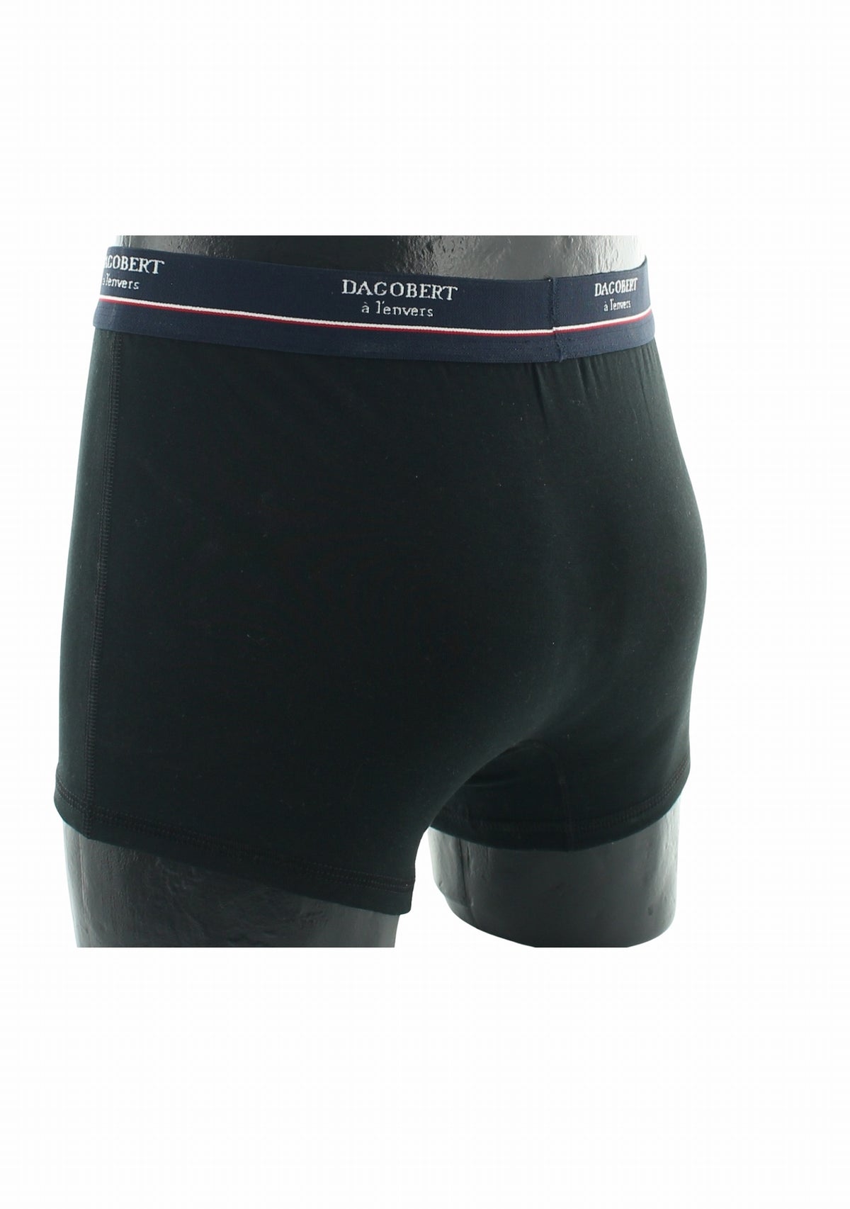 Boxer homme en coton motif Renard Noir - Dagobert à l’envers NOIR