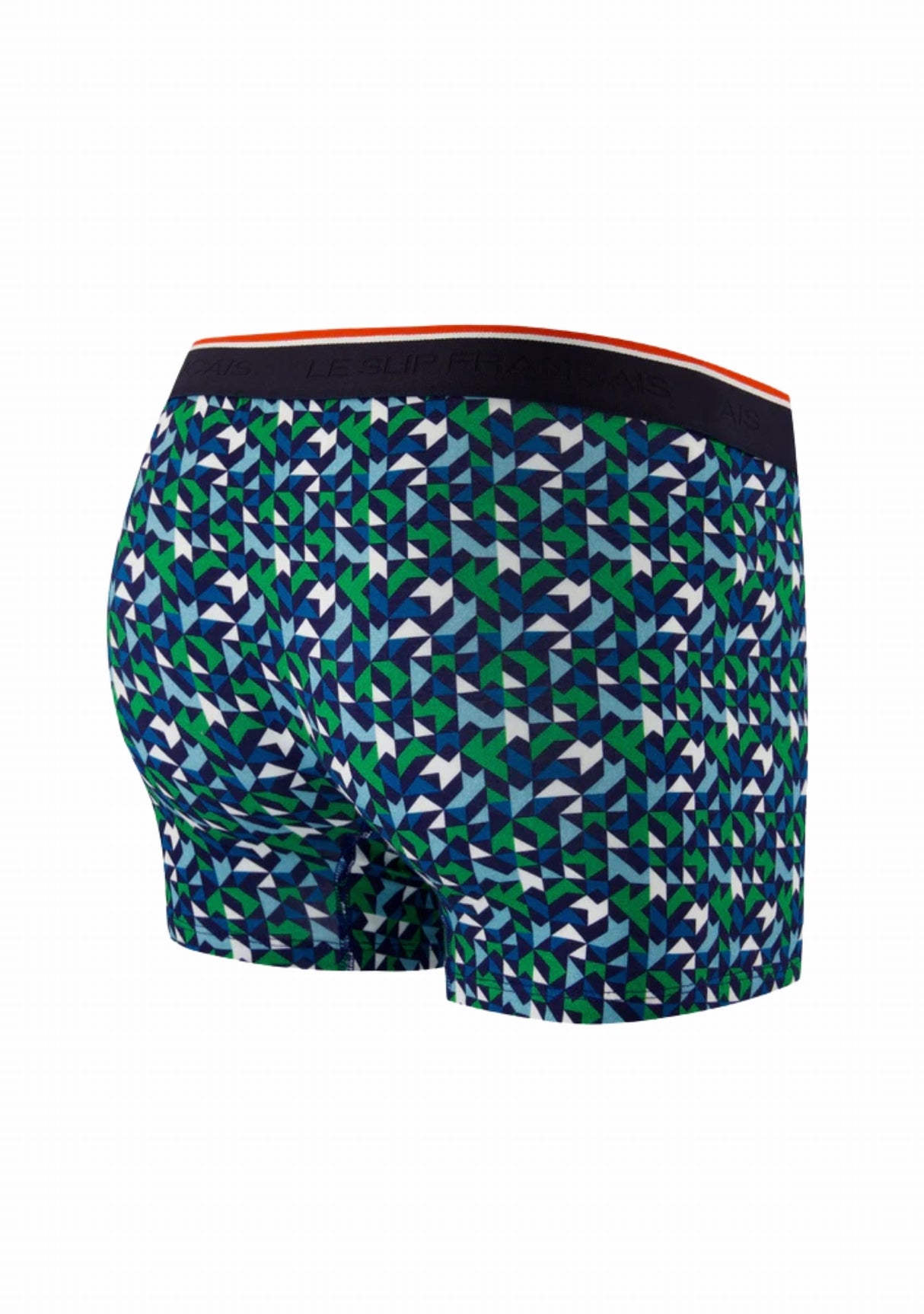 Boxer homme Marius Mosaïque Indigo Le Slip Français INDIGO