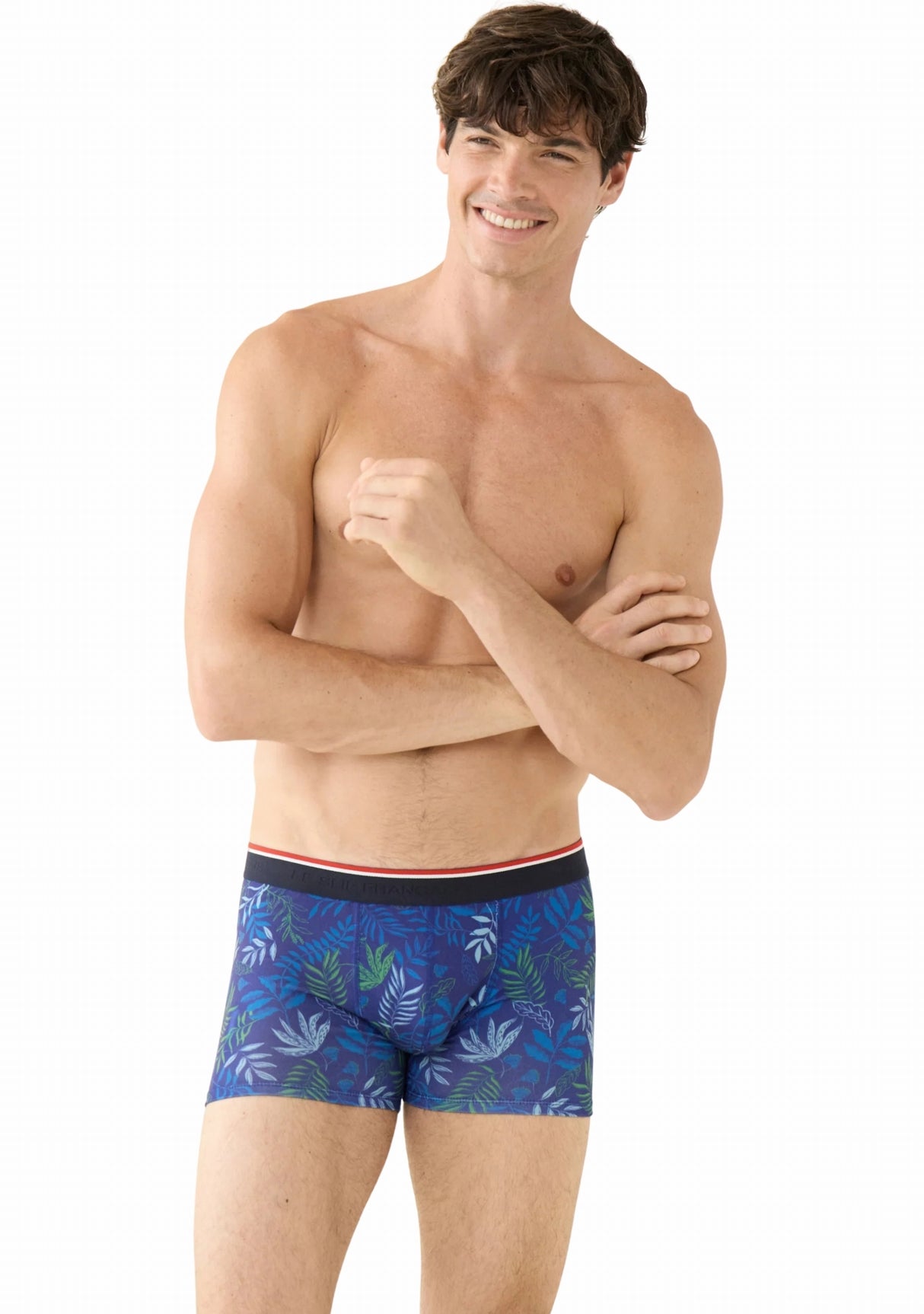 Boxer homme Marius Sous Bois Indigo Le Slip Français INDIGO