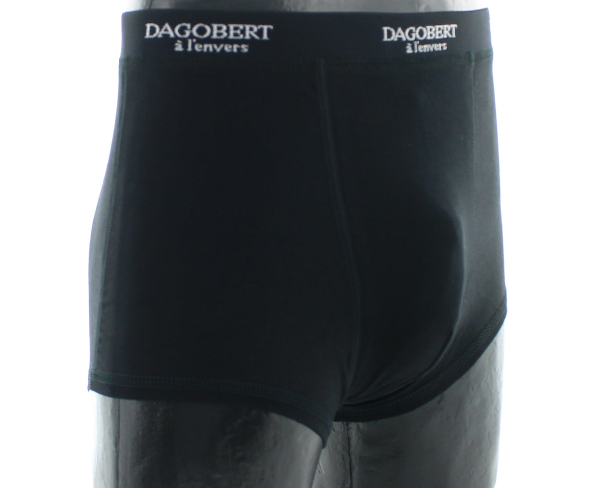 Boxer original à motifs Coq et Soleil - Noir et Anthracite chiné NOIR-ANTHRACITE