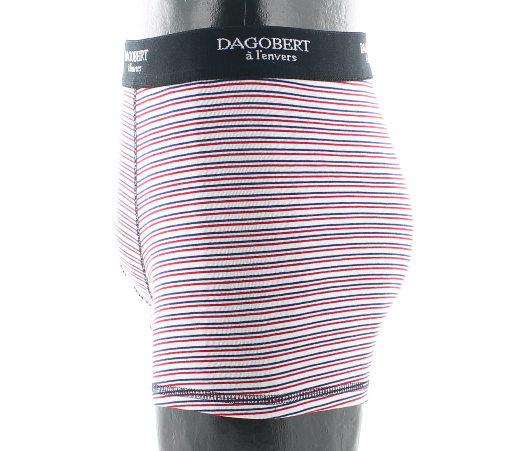 Boxer rayé "Croisière" - Marine/Blanc/Rouge BLANC-MARINE