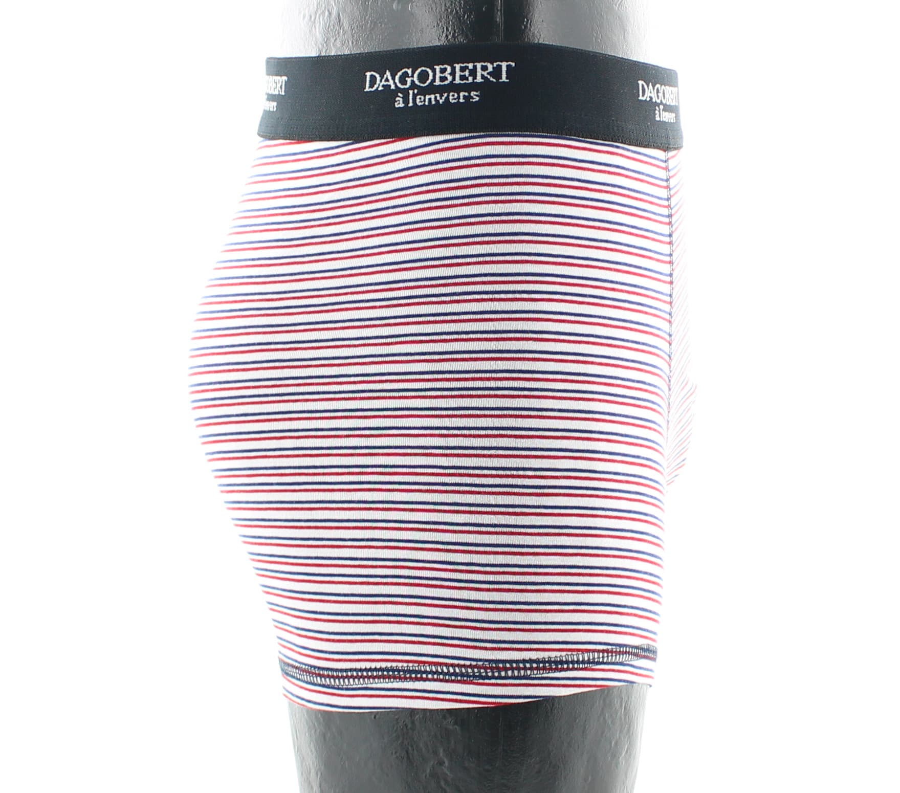 Boxer rayé "Croisière" - Marine/Blanc/Rouge BLANC-MARINE