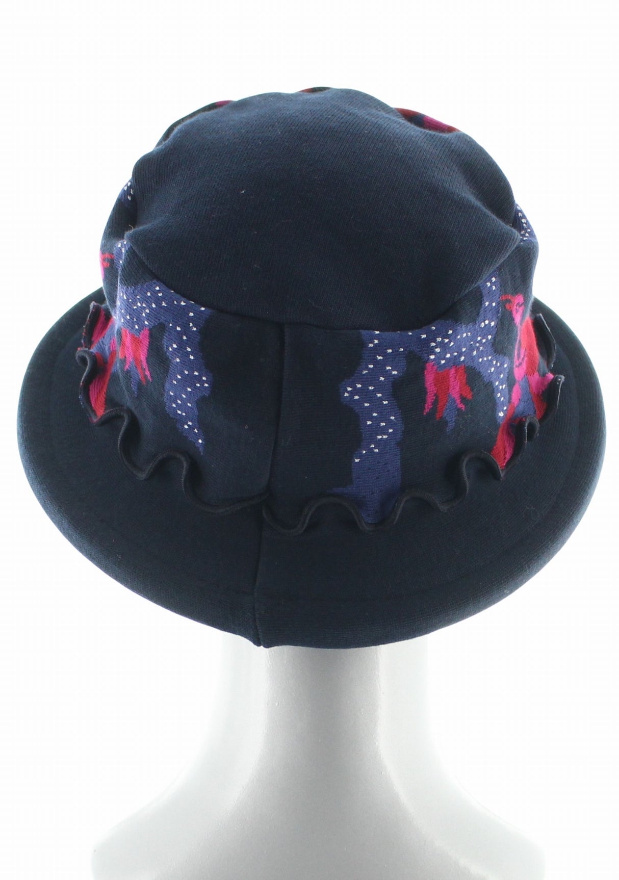 Chapeau femme coton Berthe Le Paon MARINE