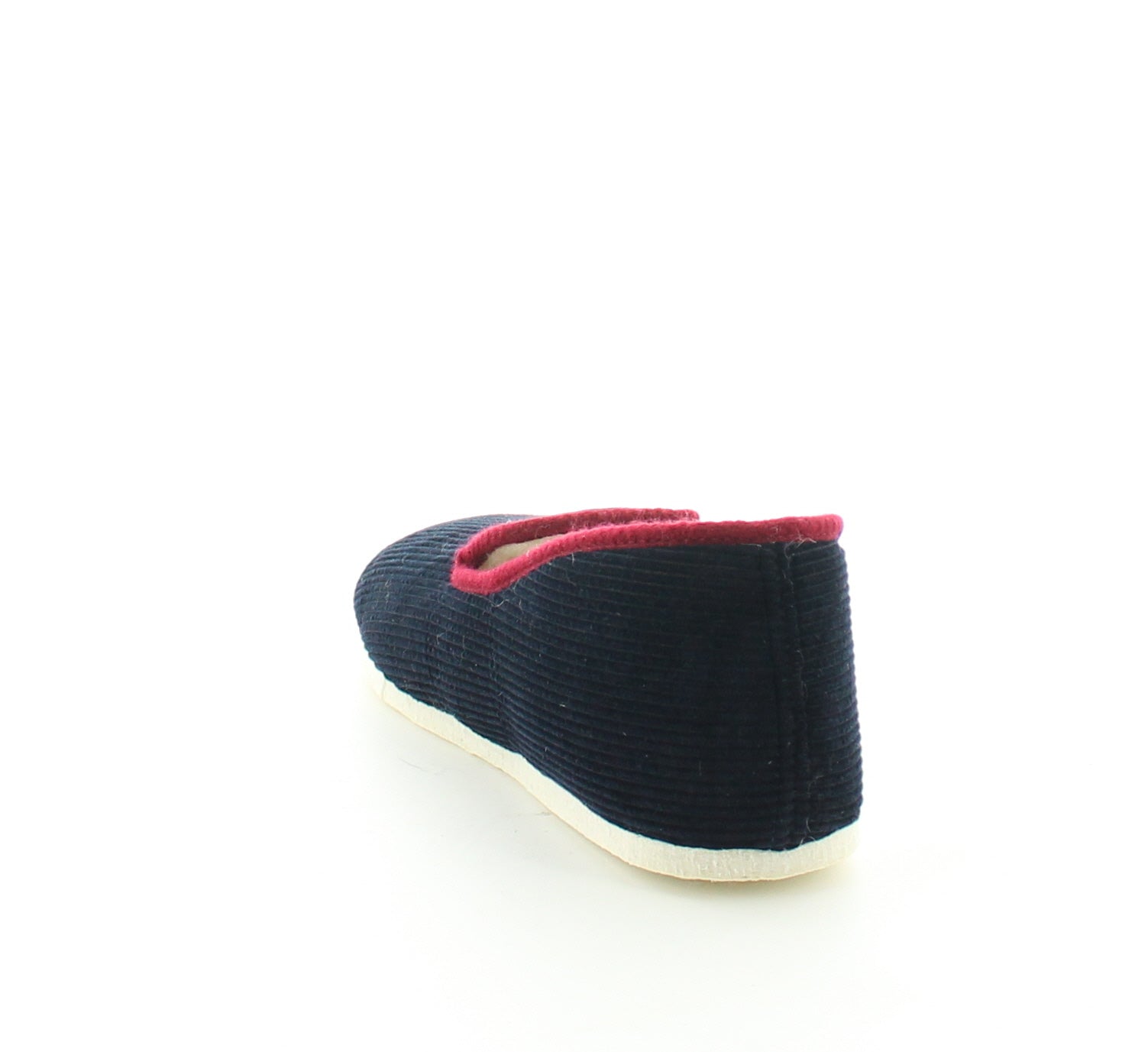 Charentaises mixtes laine bleu marine BLEU MARINE