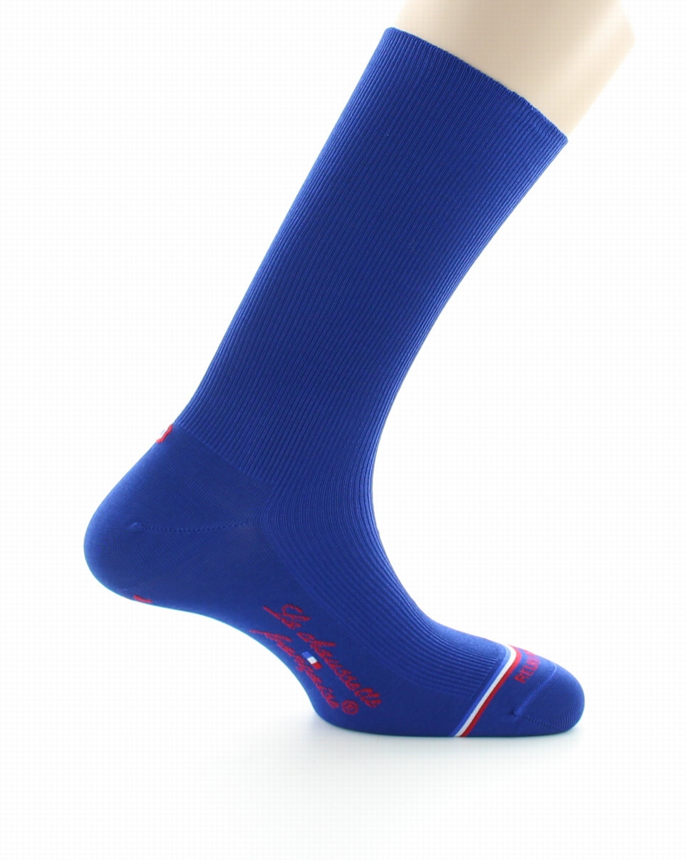 Chaussettes à côtes homme en fil d'Écosse sans élastique Victoire Bleu royal BLEU ROYAL