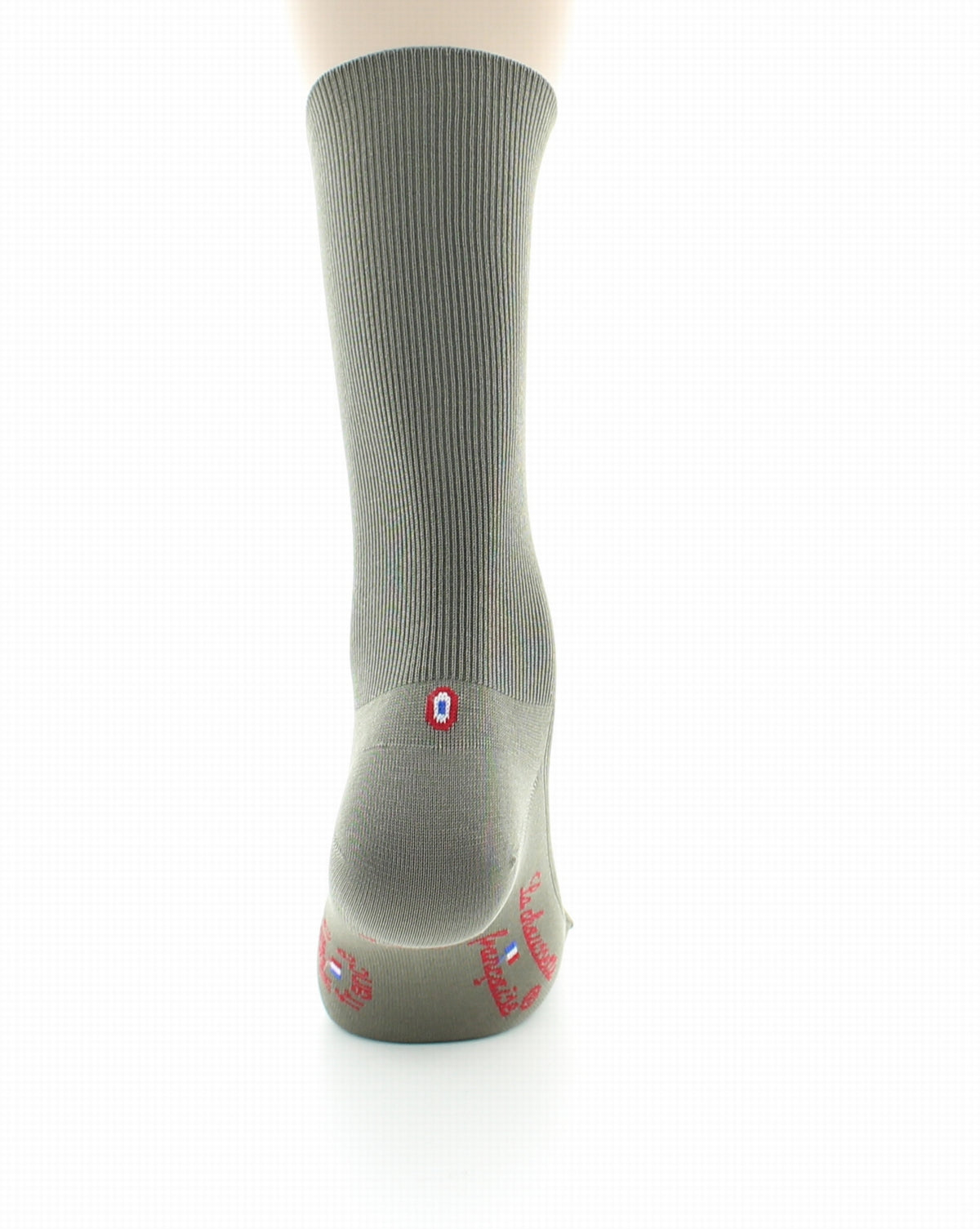 Chaussettes à côtes homme en fil d'Écosse sans élastique Victoire Stone STONE