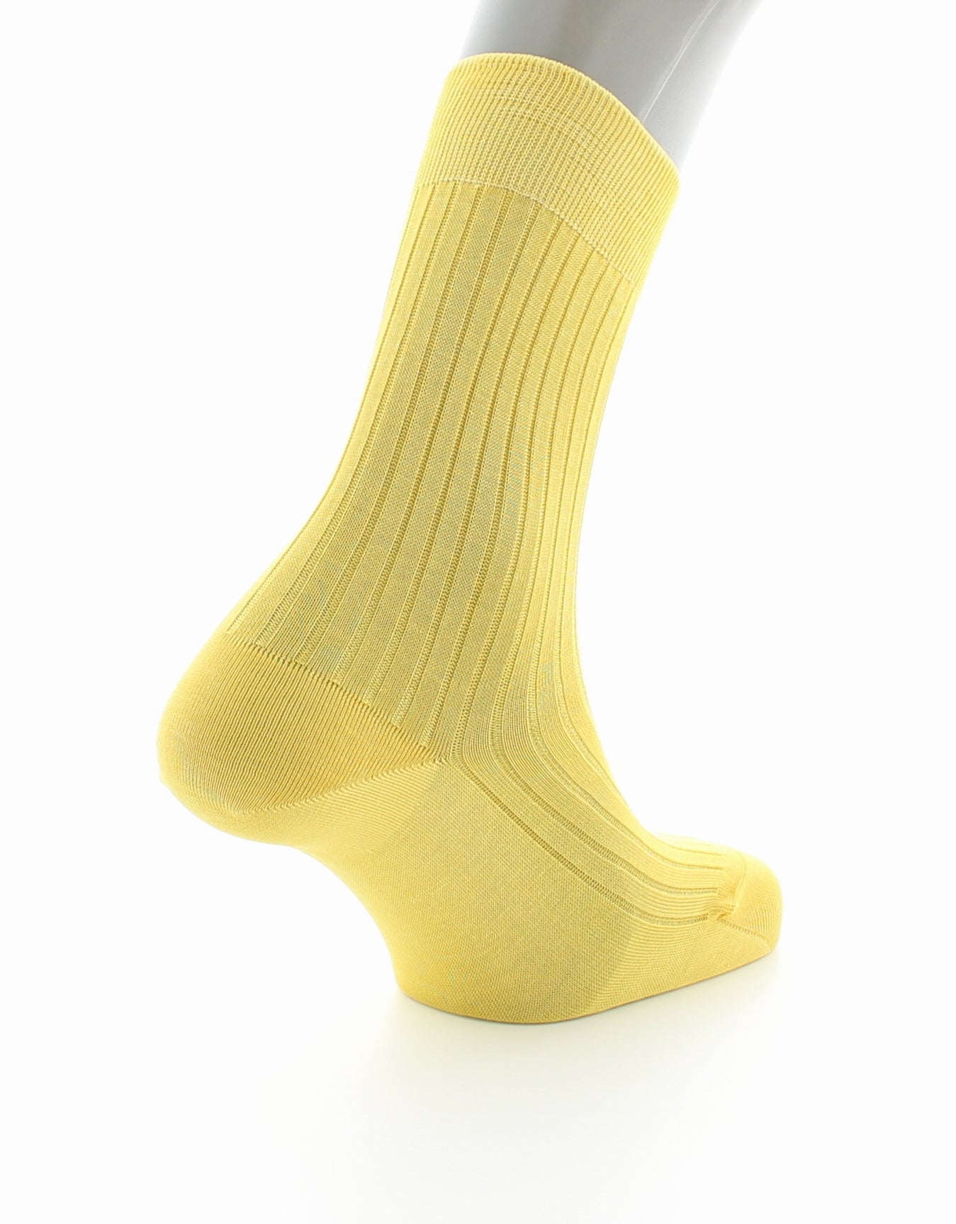 Chaussettes à côtes Pur coton fil d'Écosse supérieur CURRY