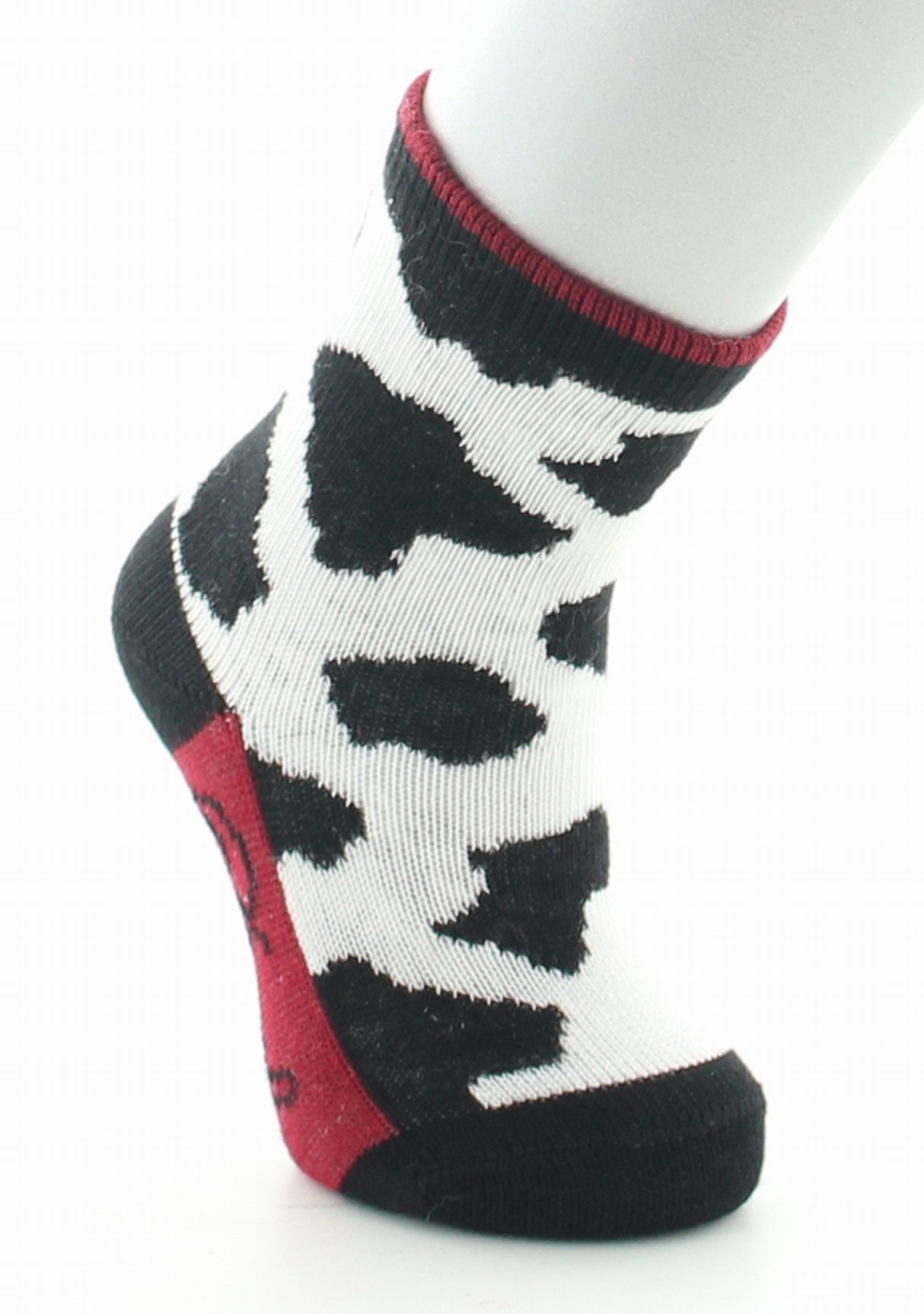 Chaussettes bébé coton la vache NOIR