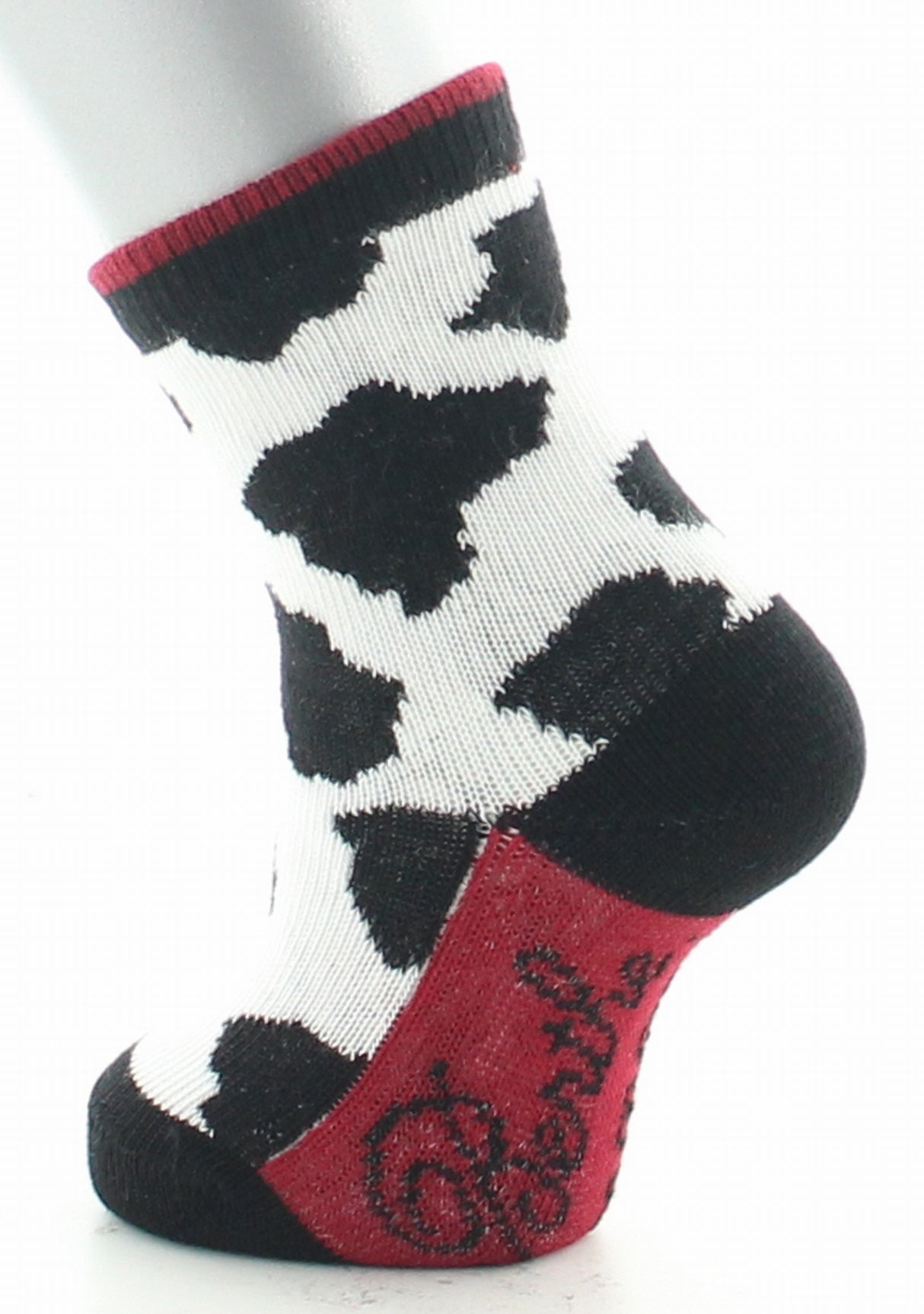 Chaussettes bébé coton la vache NOIR