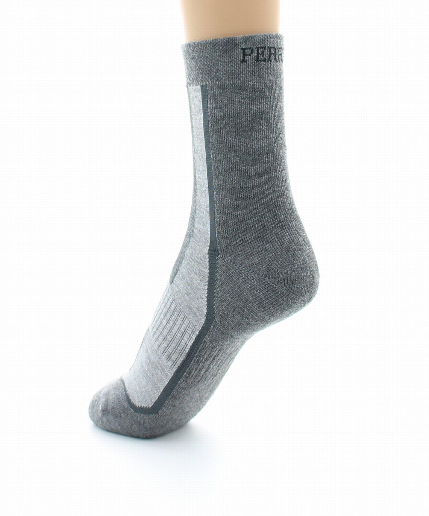 Chaussettes courtes de sport mixtes en Coolmax GRIS MOYEN