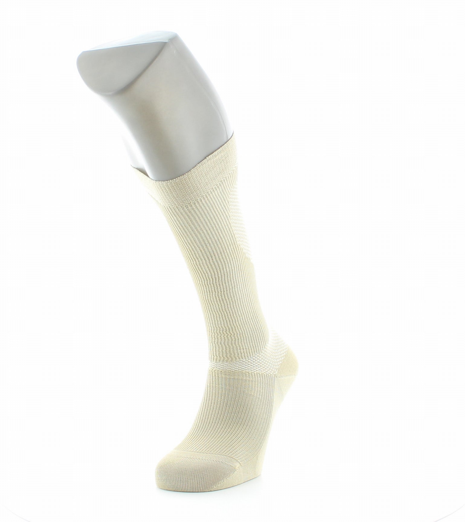Chaussettes de compression mixte en coton fil d'Écosse BEIGE