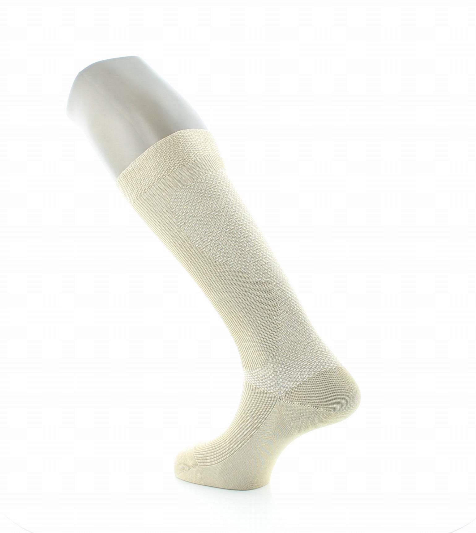 Chaussettes de compression mixte en coton fil d'Écosse BEIGE