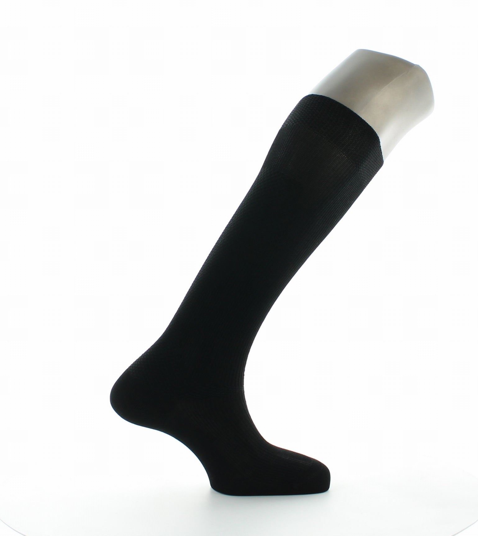 Chaussettes de compression mixte en coton fil d'Écosse NOIR