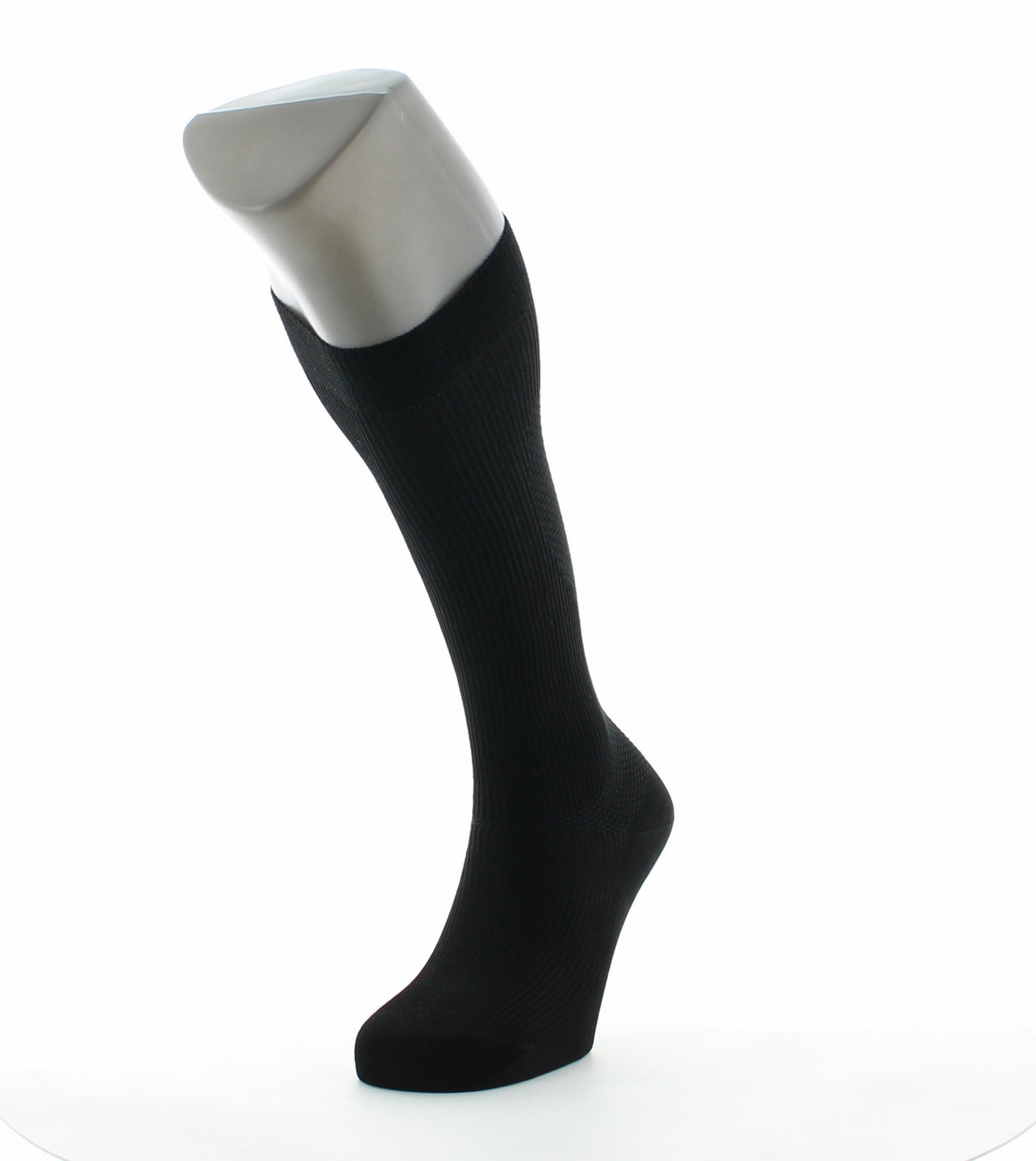 Chaussettes de compression mixte en coton fil d'Écosse NOIR