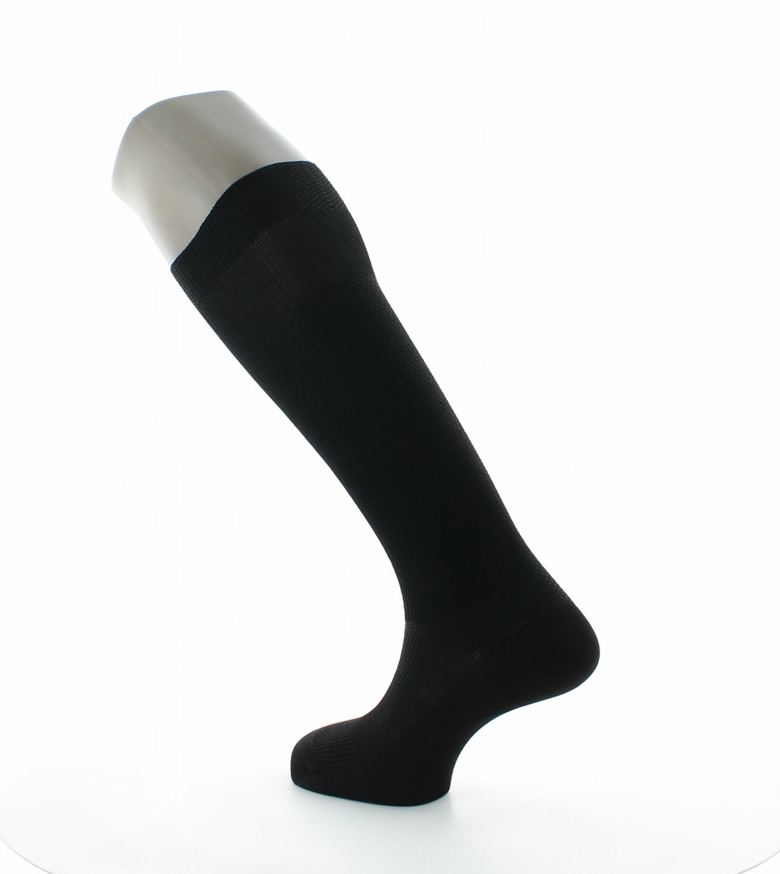 Chaussettes de compression mixte en coton fil d'Écosse NOIR