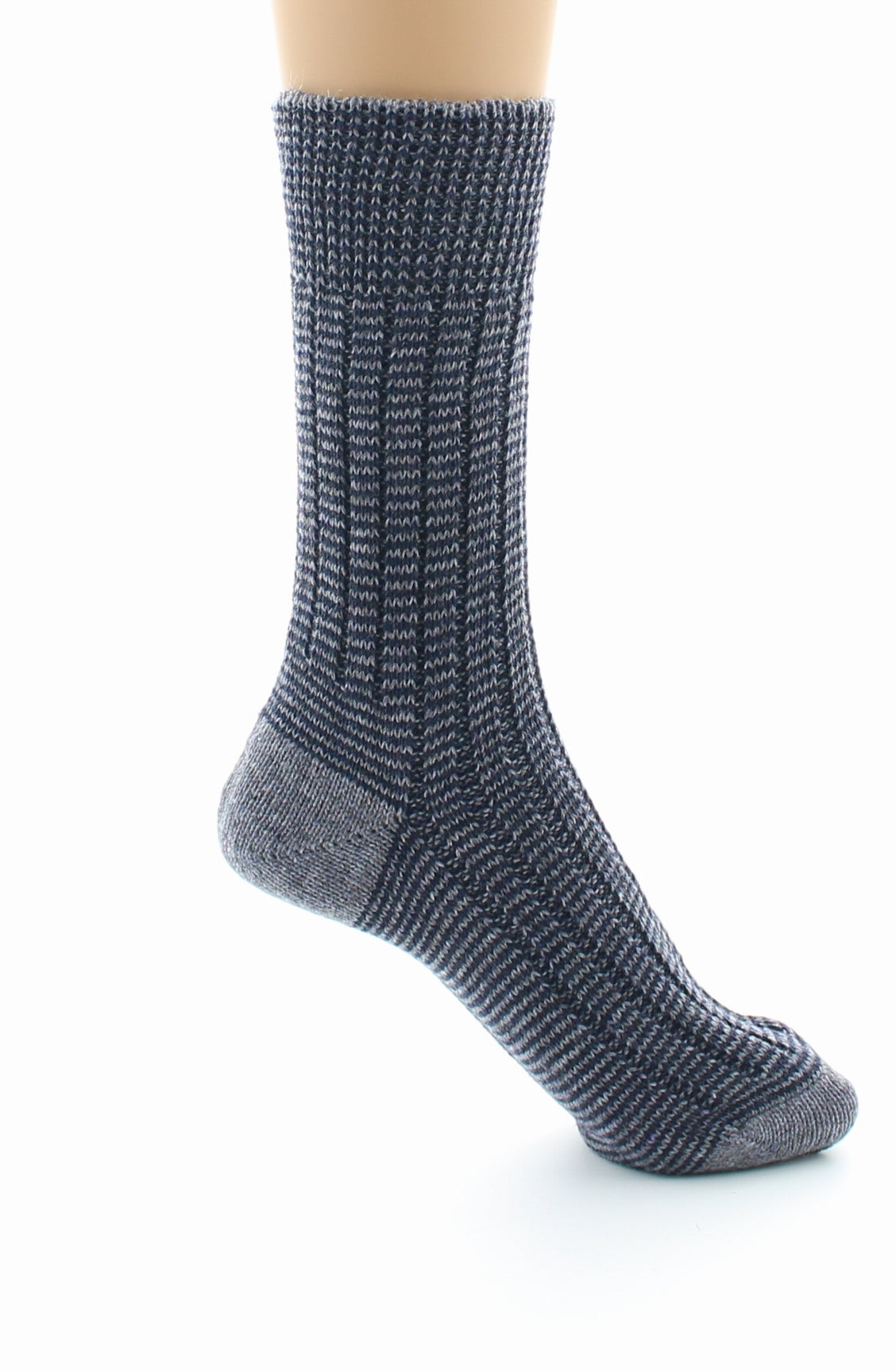 Chaussettes de travail homme Inusables en polyamide cardé BLEU JEAN