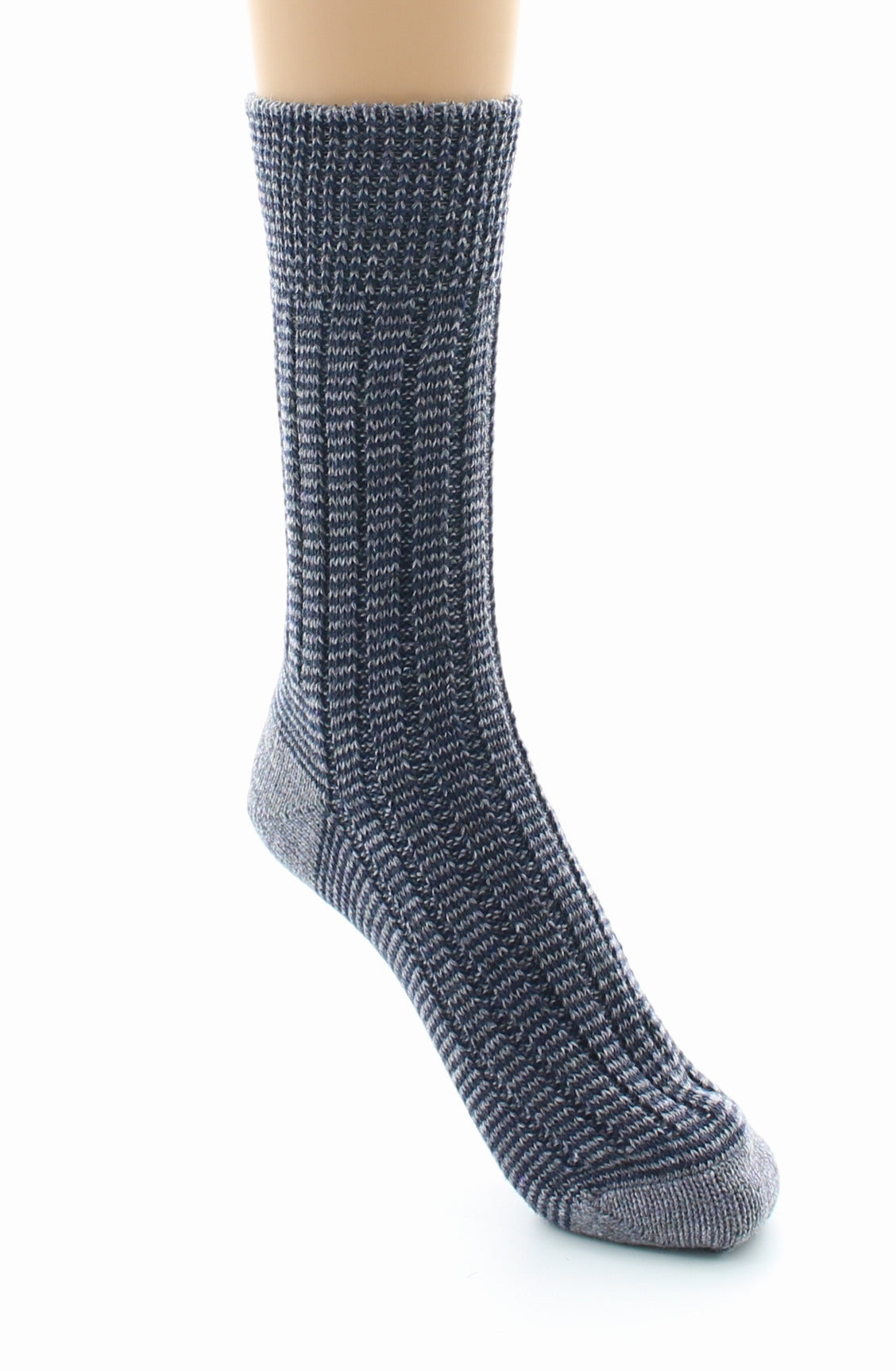 Chaussettes de travail homme Inusables en polyamide cardé BLEU JEAN