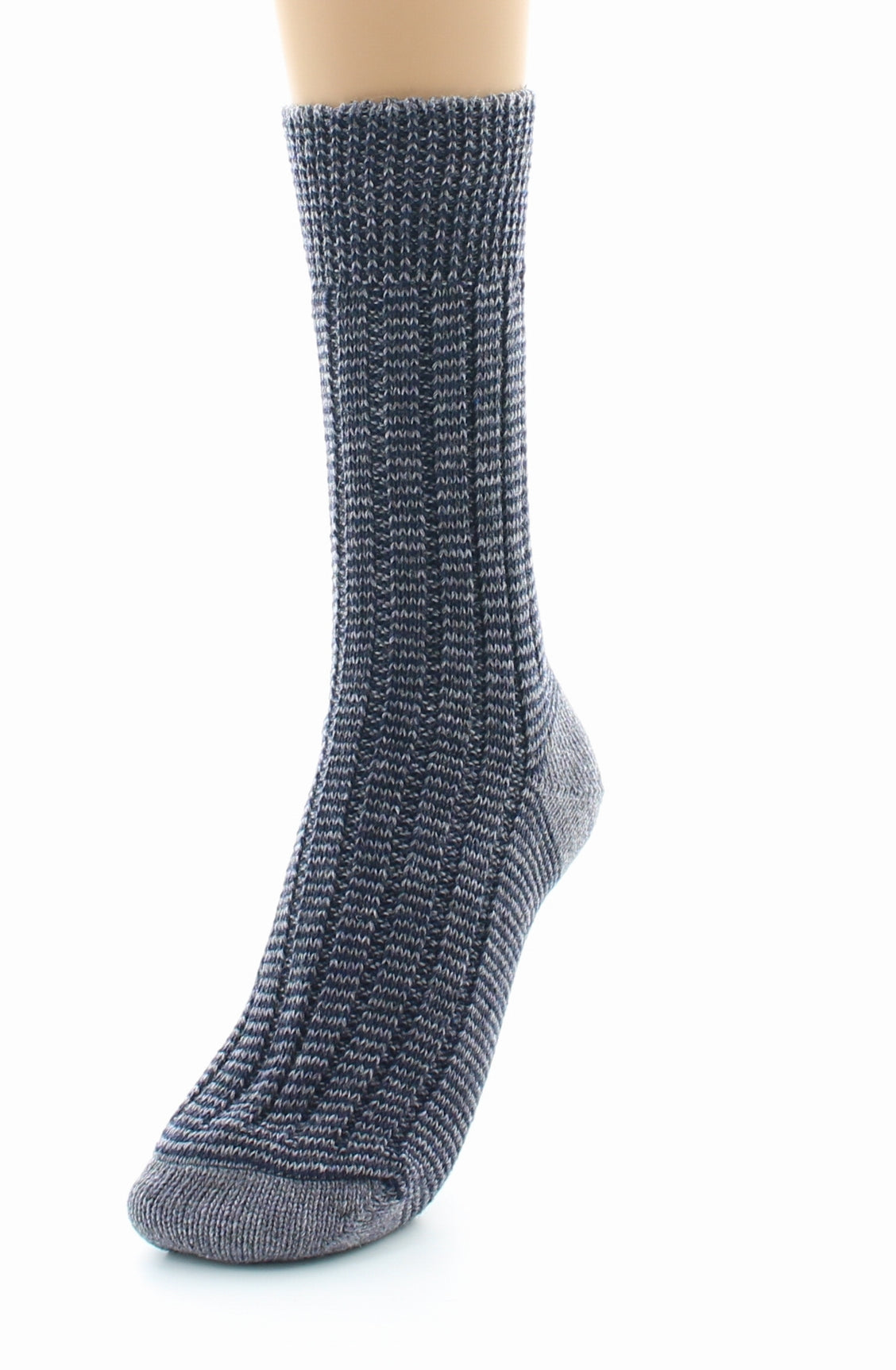 Chaussettes de travail homme Inusables en polyamide cardé BLEU JEAN