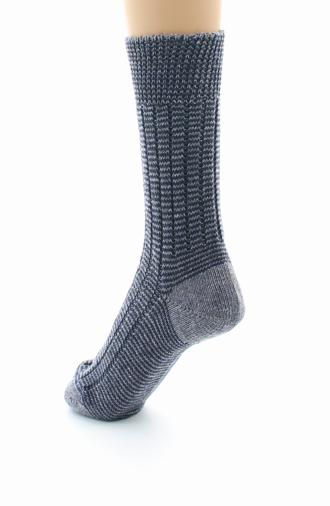 Chaussettes de travail homme Inusables en polyamide cardé BLEU JEAN