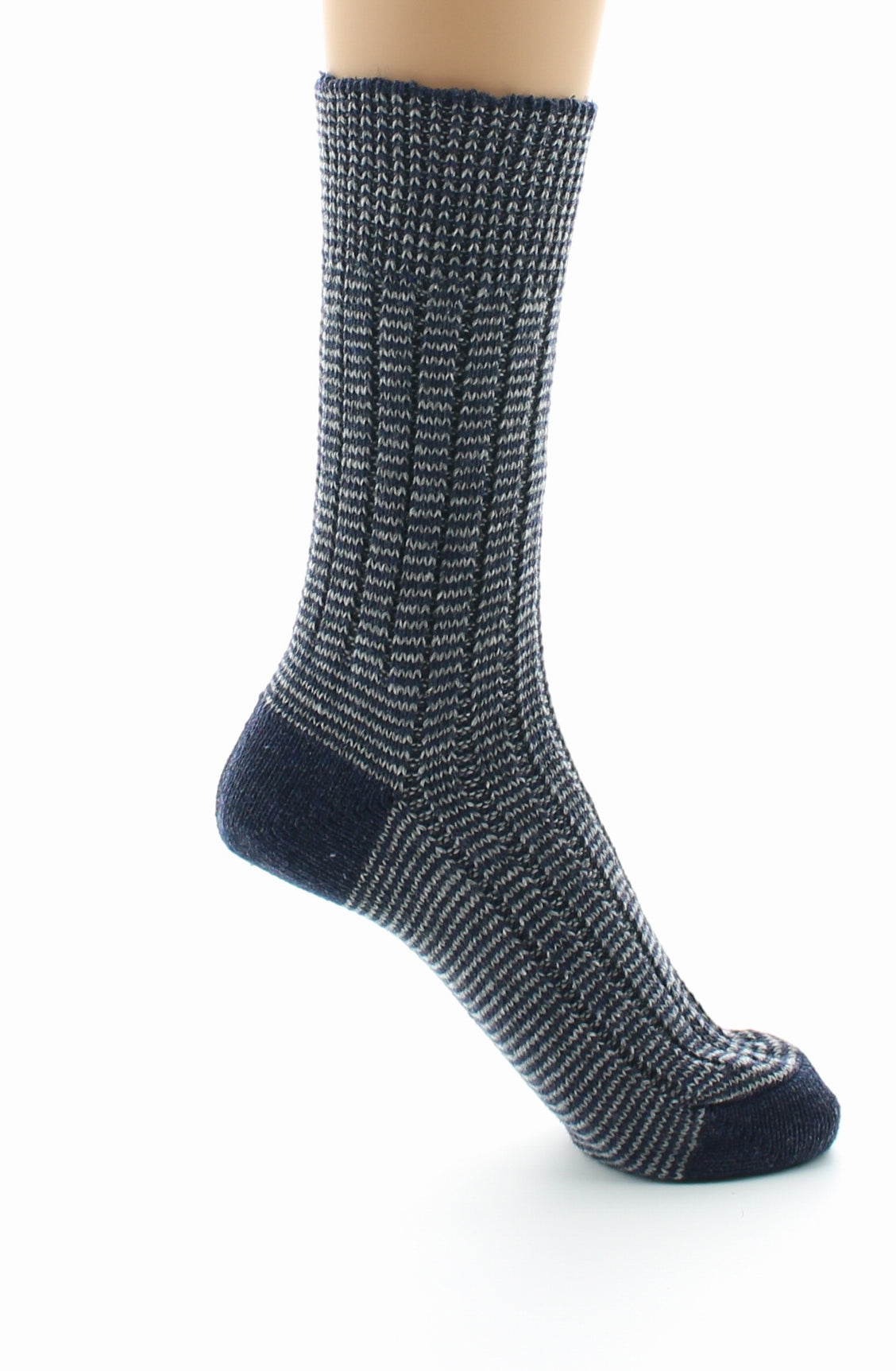 Chaussettes de travail homme Inusables en polyamide cardé MARINE