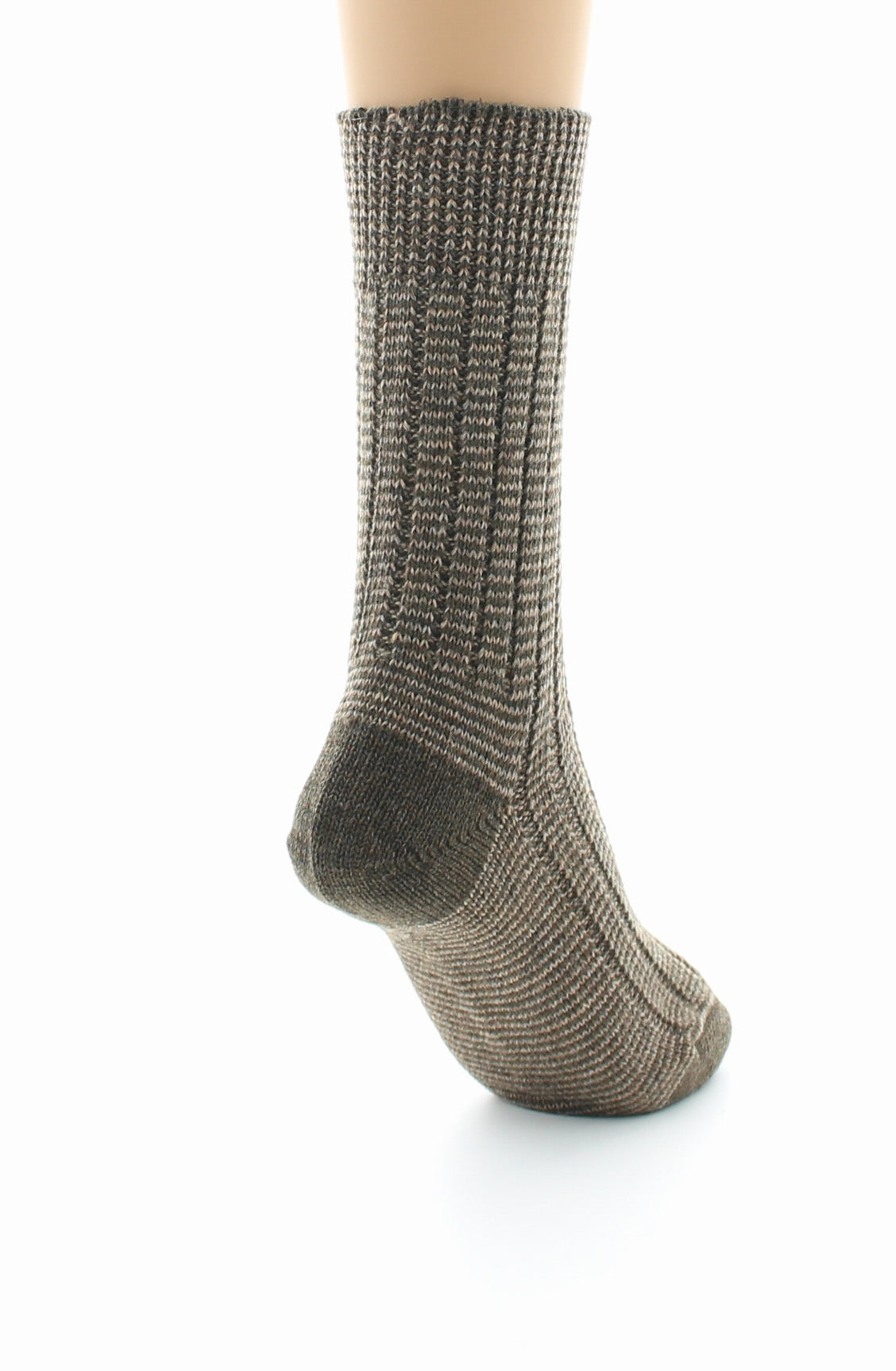 Chaussettes de travail homme Inusables en polyamide cardé MARRON