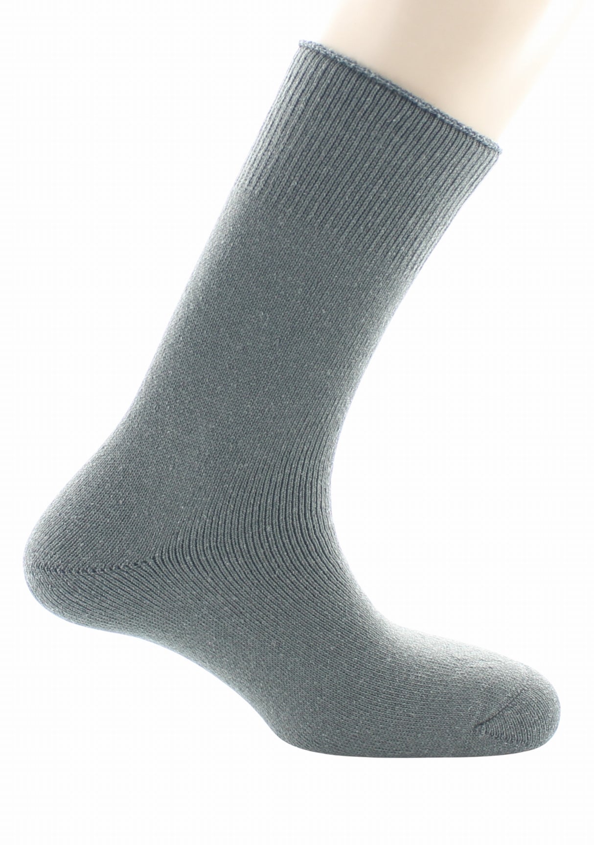 Chaussettes de travail homme Perrin laine/polyamide tout bouclette GRIS