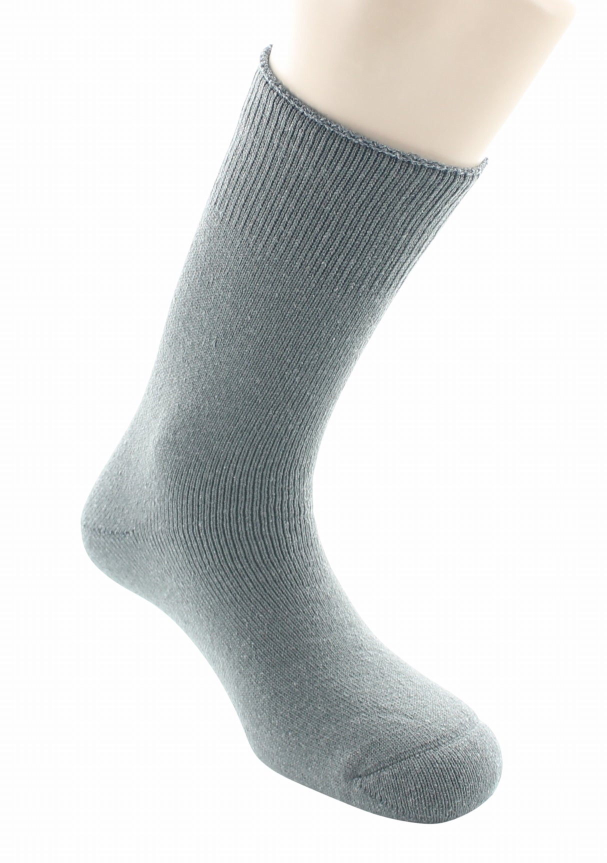 Chaussettes de travail homme Perrin laine/polyamide tout bouclette GRIS