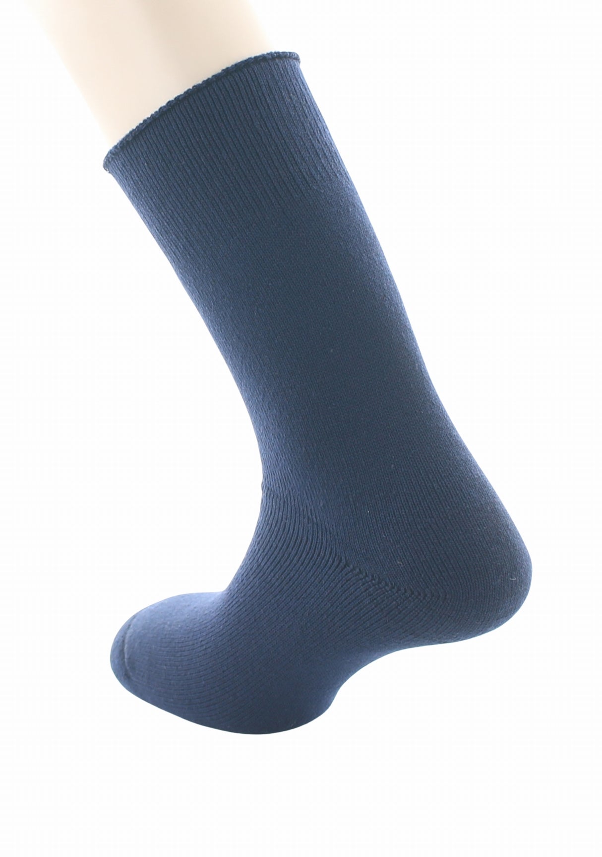 Chaussettes de travail homme Perrin laine/polyamide tout bouclette MARINE